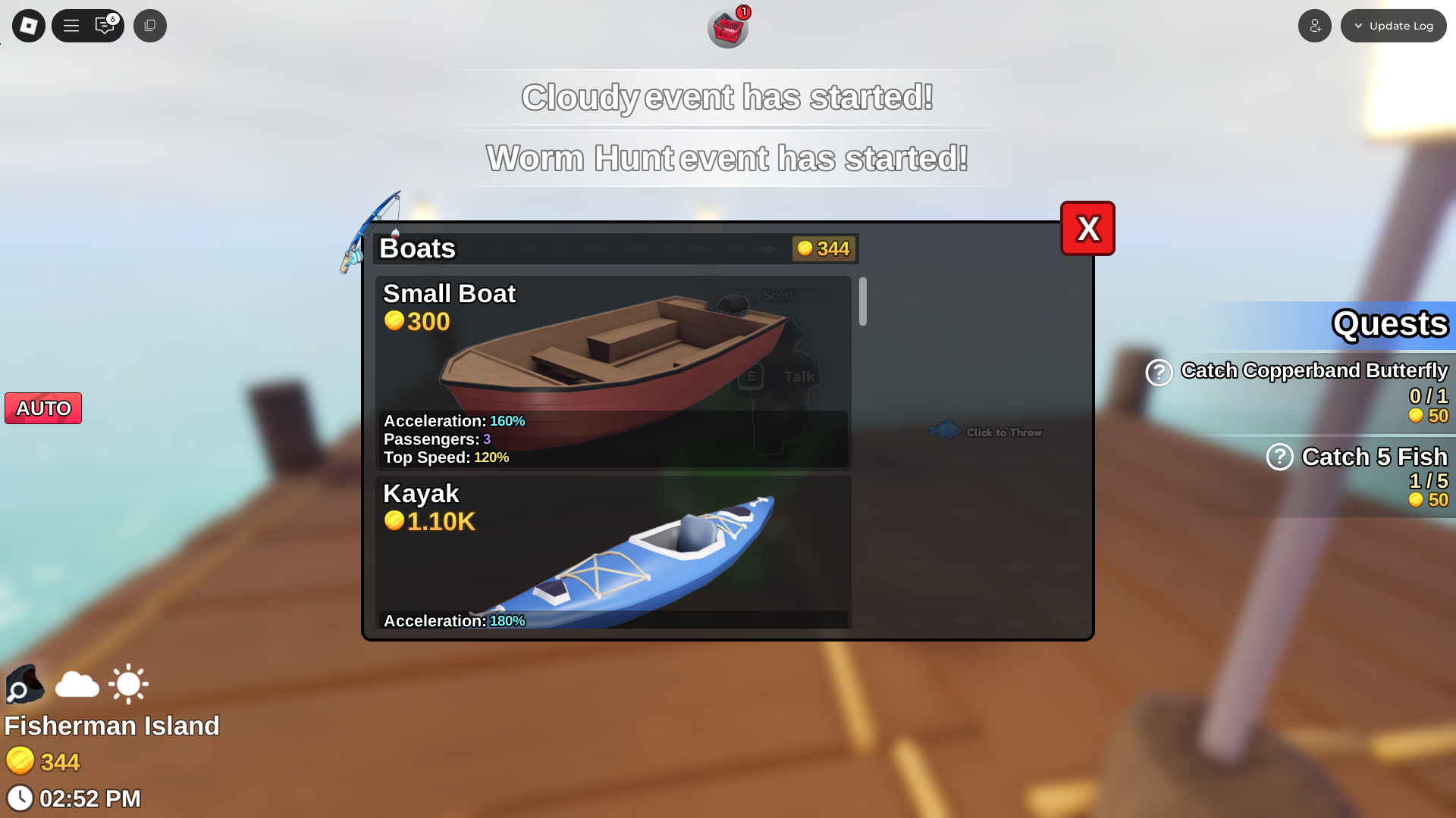 All boats in Fish it (Image via Roblox Corporation)