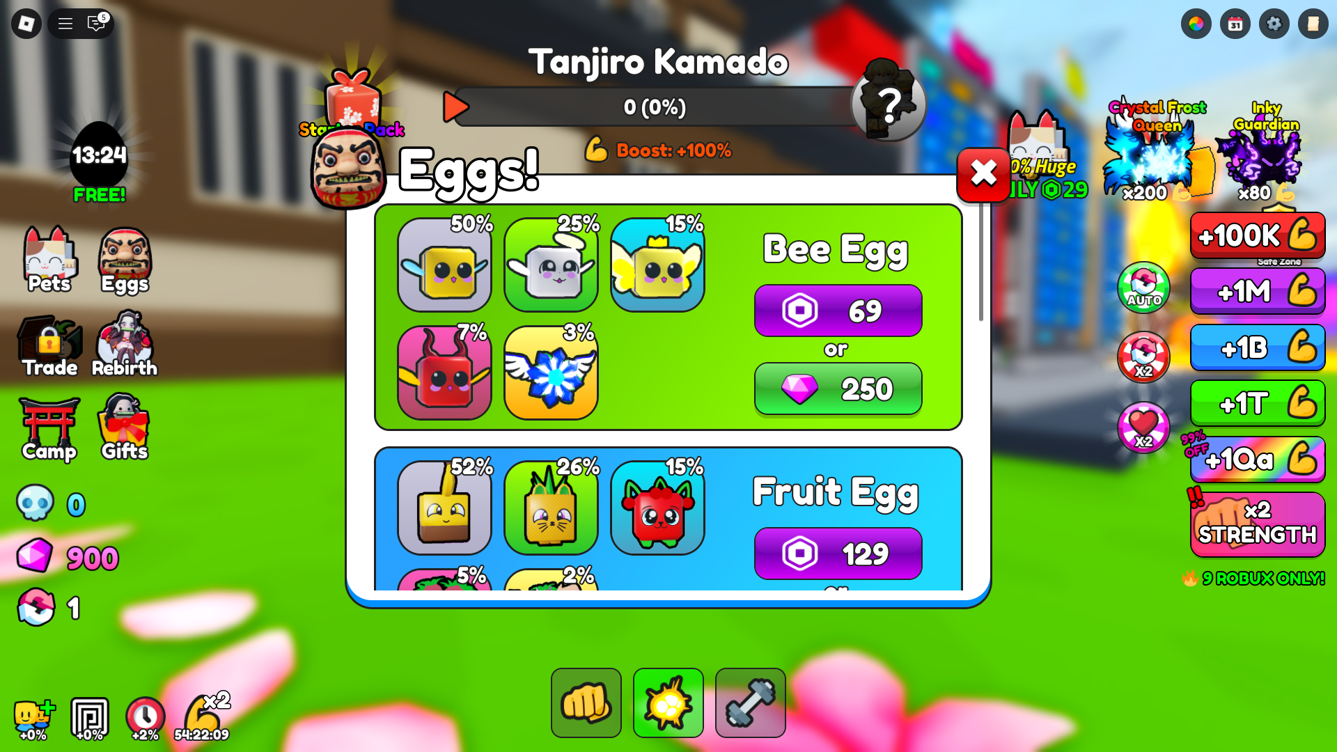 Buying new eggs for pets (Image via Roblox Corporation)