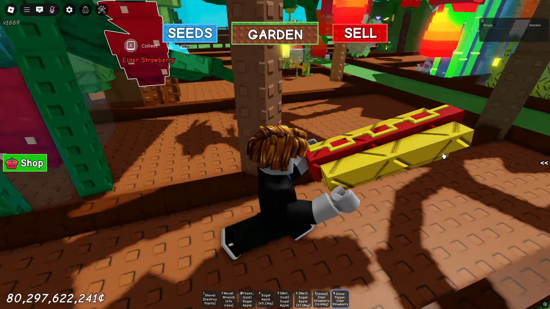 Divine Hot Dog in Grow a Garden (Image via Roblox)