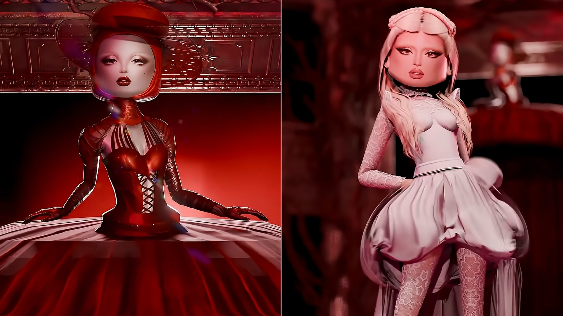 Dress To Impress Lady Gaga's Mayhem event (Image via @Play_DressToImpress/YouTube | Roblox Corporation)