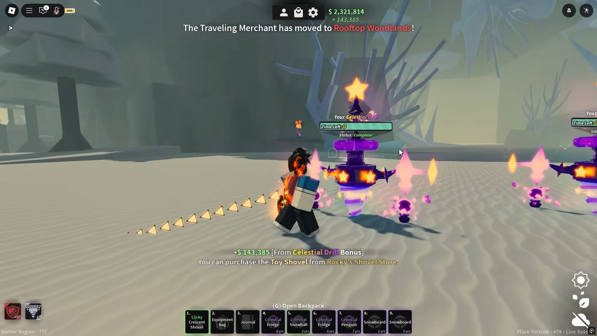 Drills in Dig (Image via Roblox Corporation)