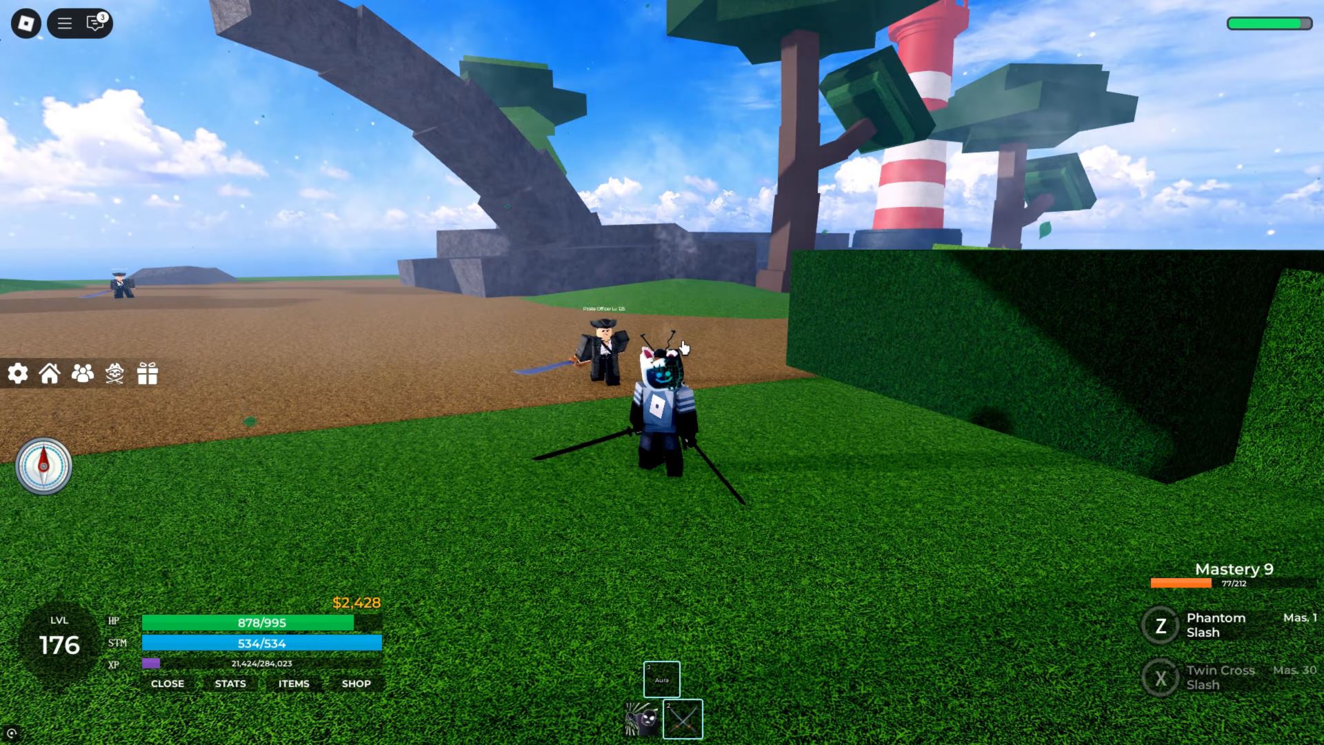 Dual Katana in Vox Seas (Image via Roblox)