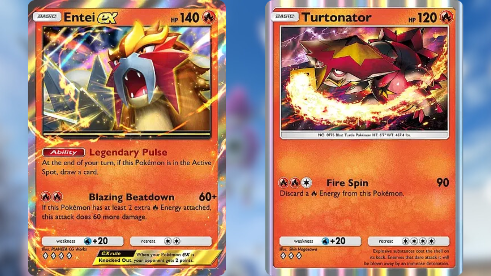 Entei and Turtonator are your main attackers (Image via The Pokemon Company)