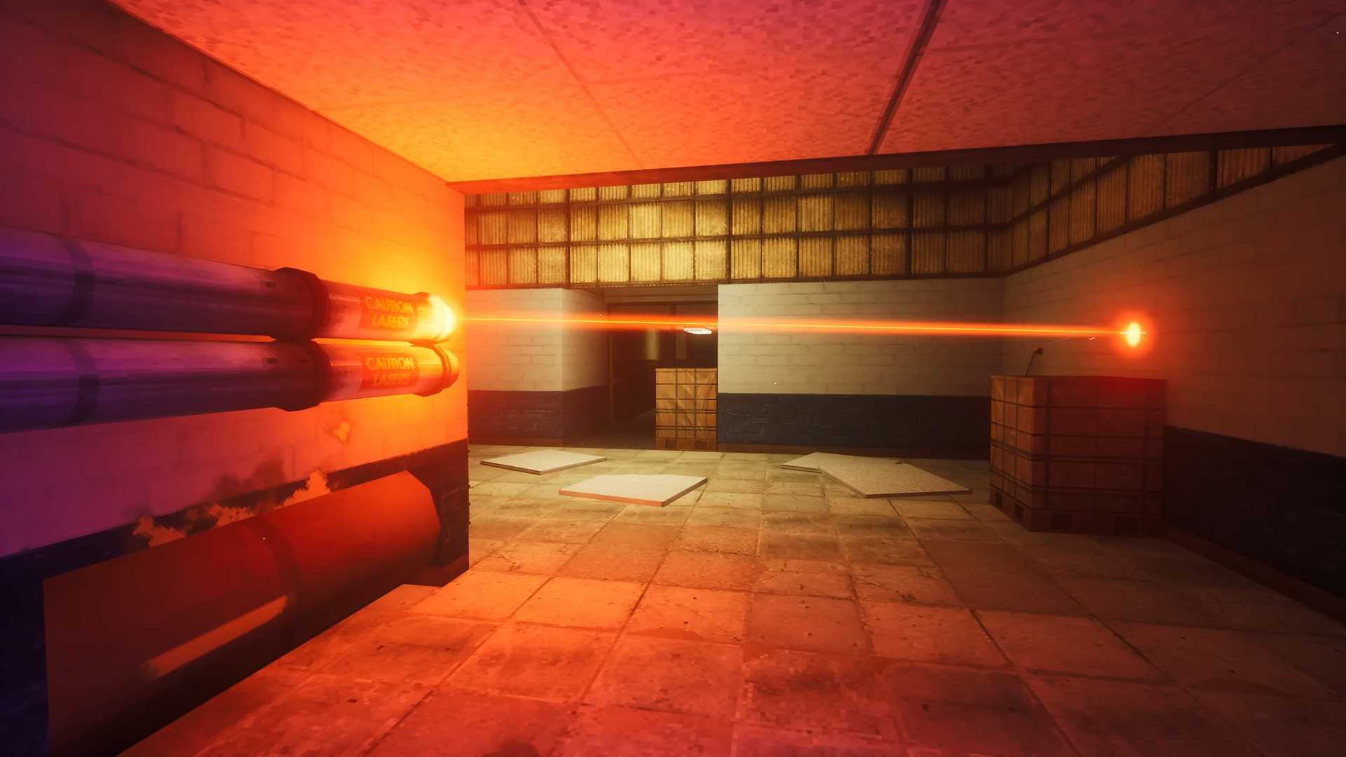 Environmental Laser in the game. (Source: Playstack)