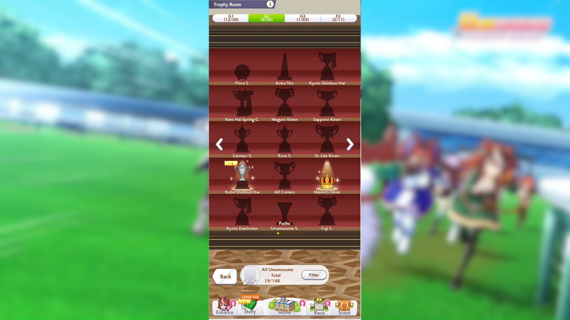 Fill your G2 trophy collection (Image via Cygames Inc.)