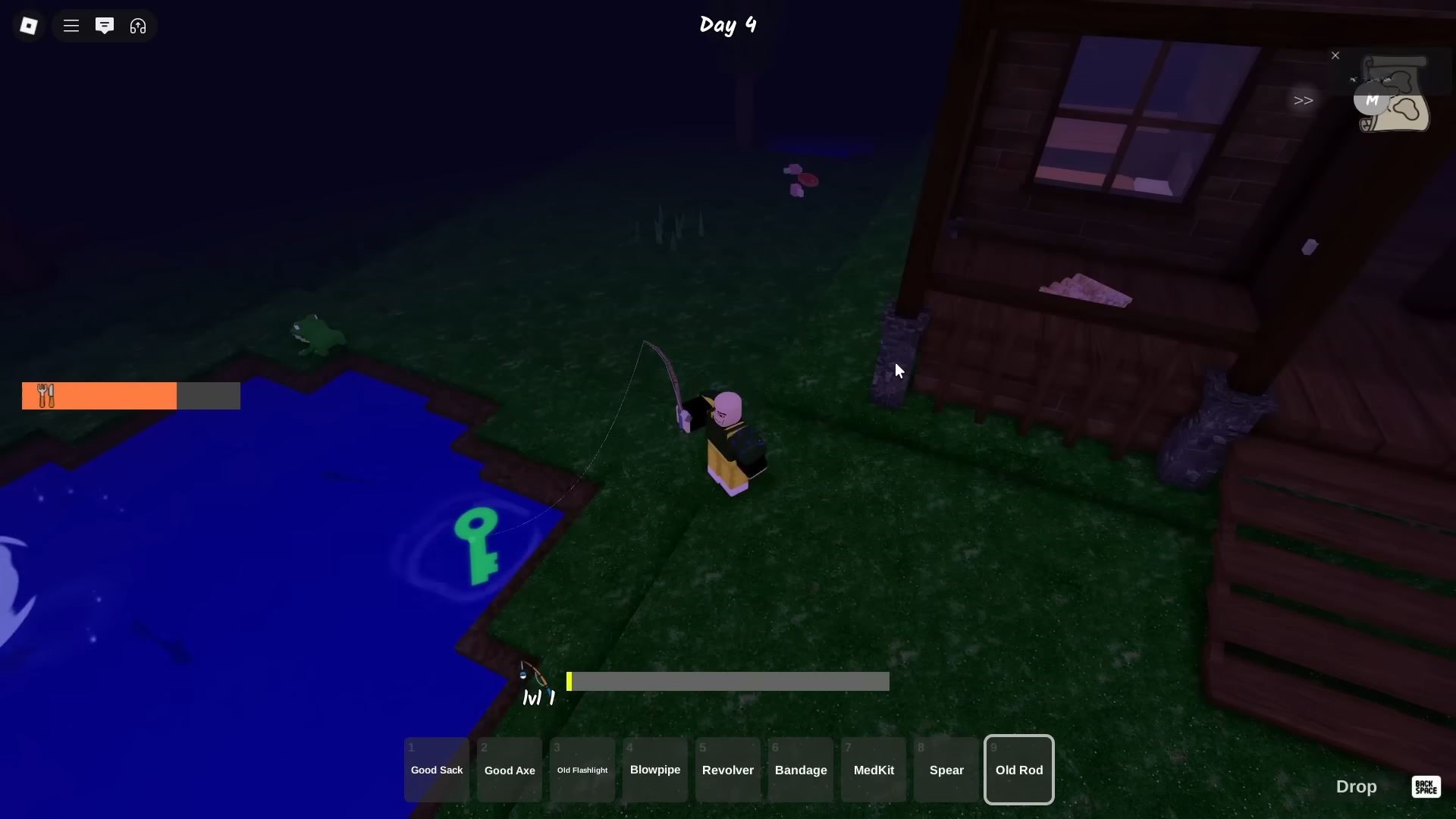 Fishing Frog Key (Image via Roblox Corporation)