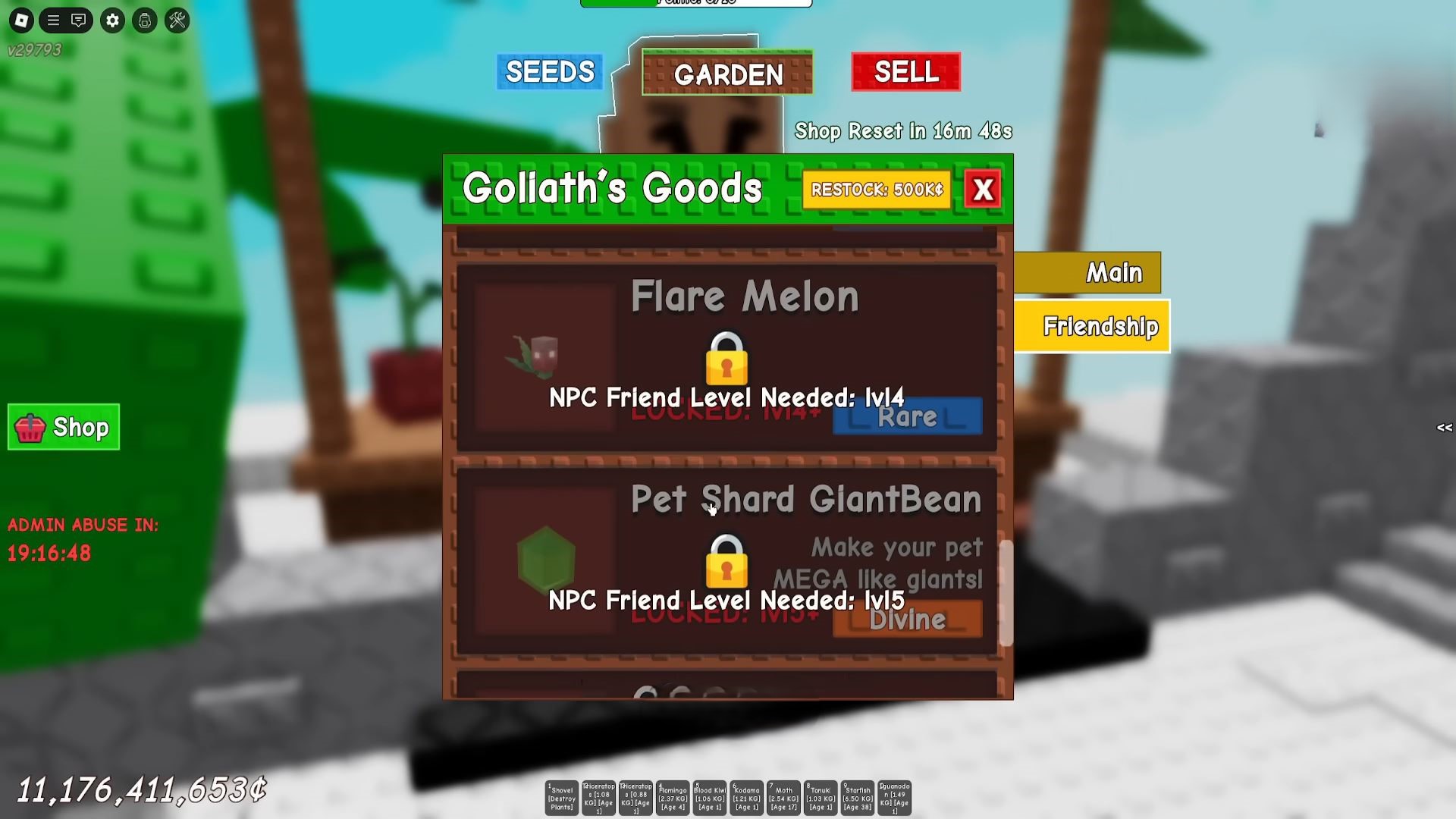 Flare Melon in Goliath's Goods (Image via Roblox Corporation)