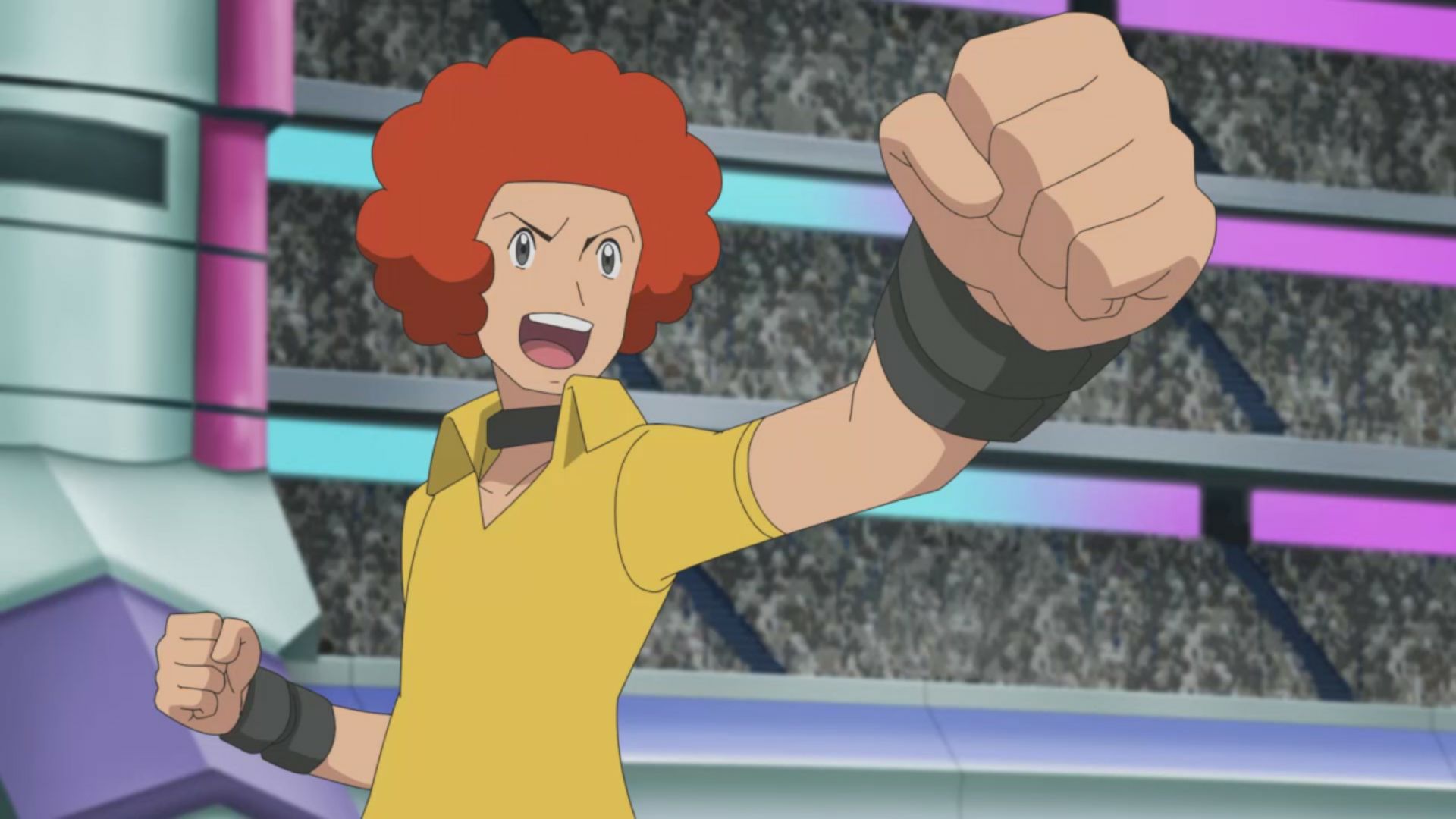 Flint in the anime (Image via TPC)