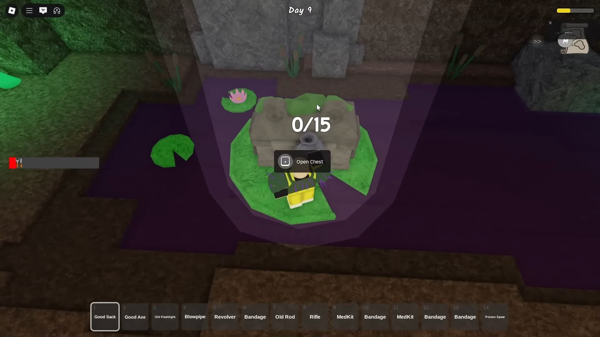 Frog Chest Loot (Image via Roblox Corporation)
