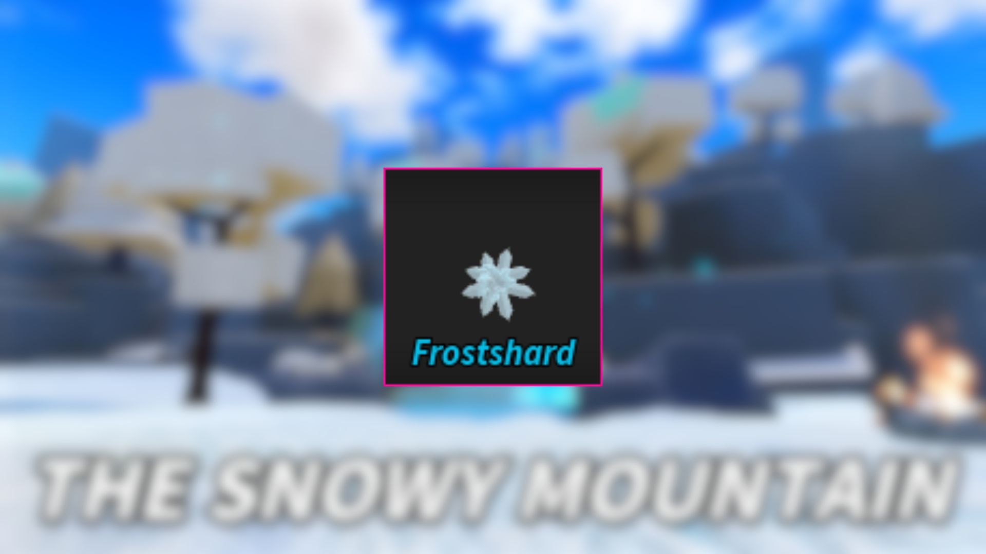 Frostshard in Prospecting (Image via Roblox Corporation)