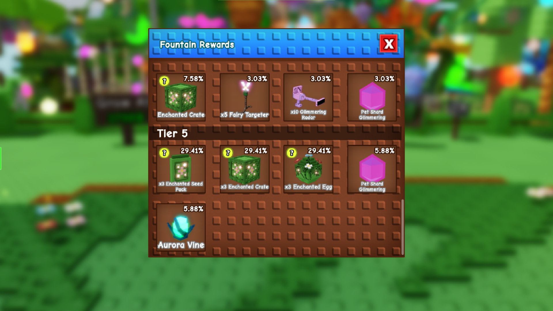 Get it from the Fountain Rewards (Image via Roblox Corporation)