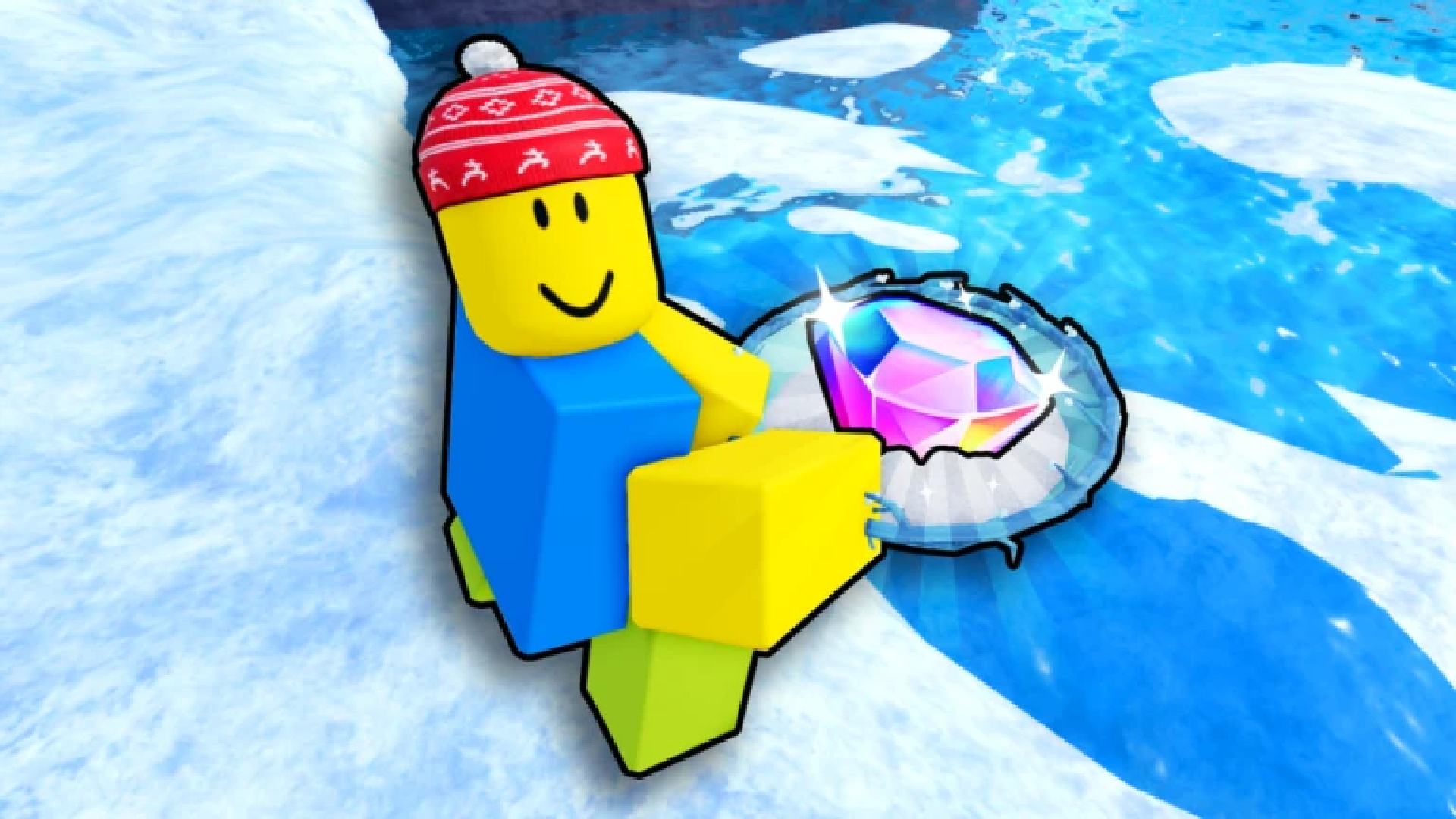 Getting the Frostbite Pan in Prospecting (Image via Roblox Corporation)