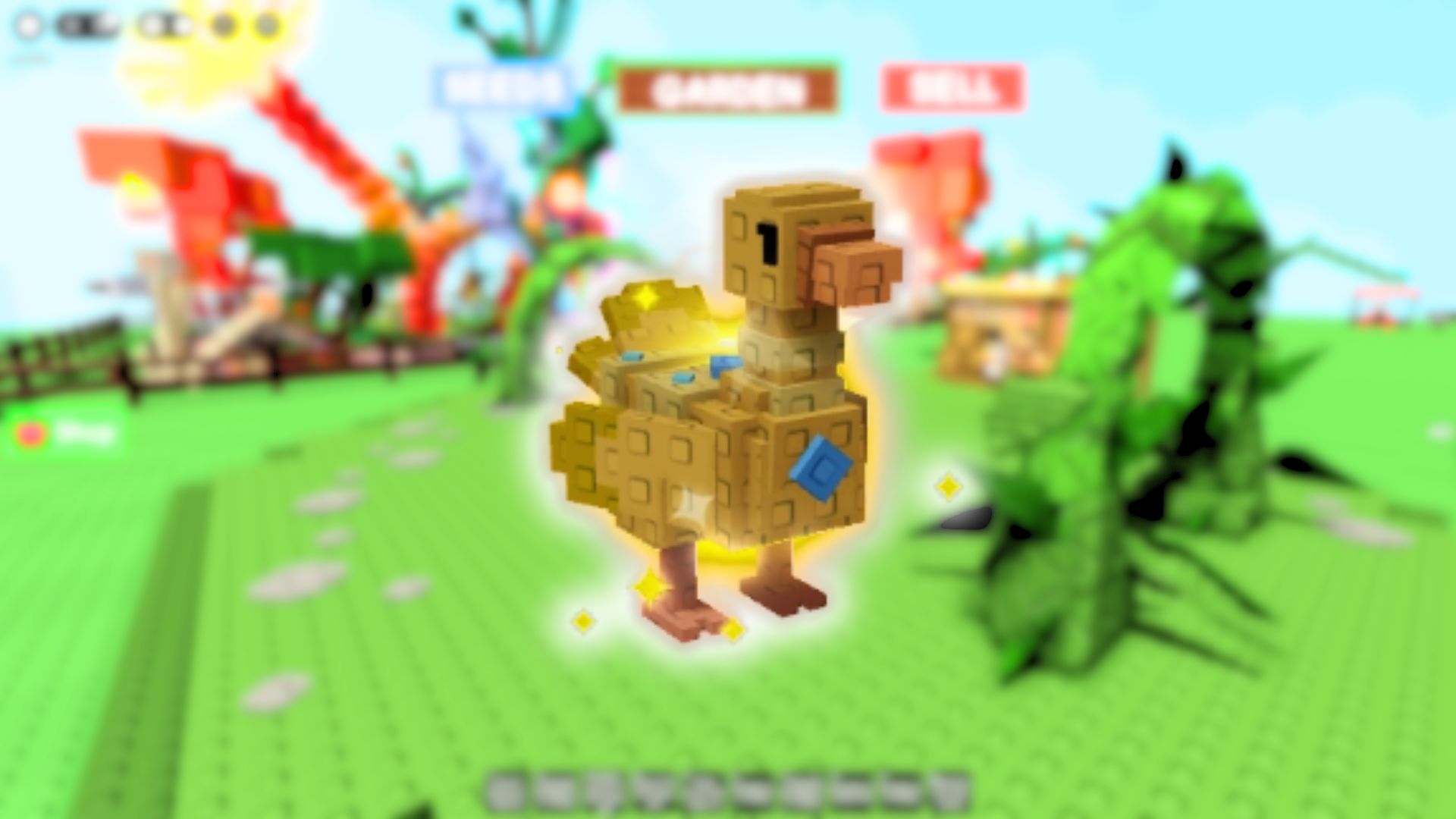 Golden Goose in Grow a Garden (Image via Roblox)