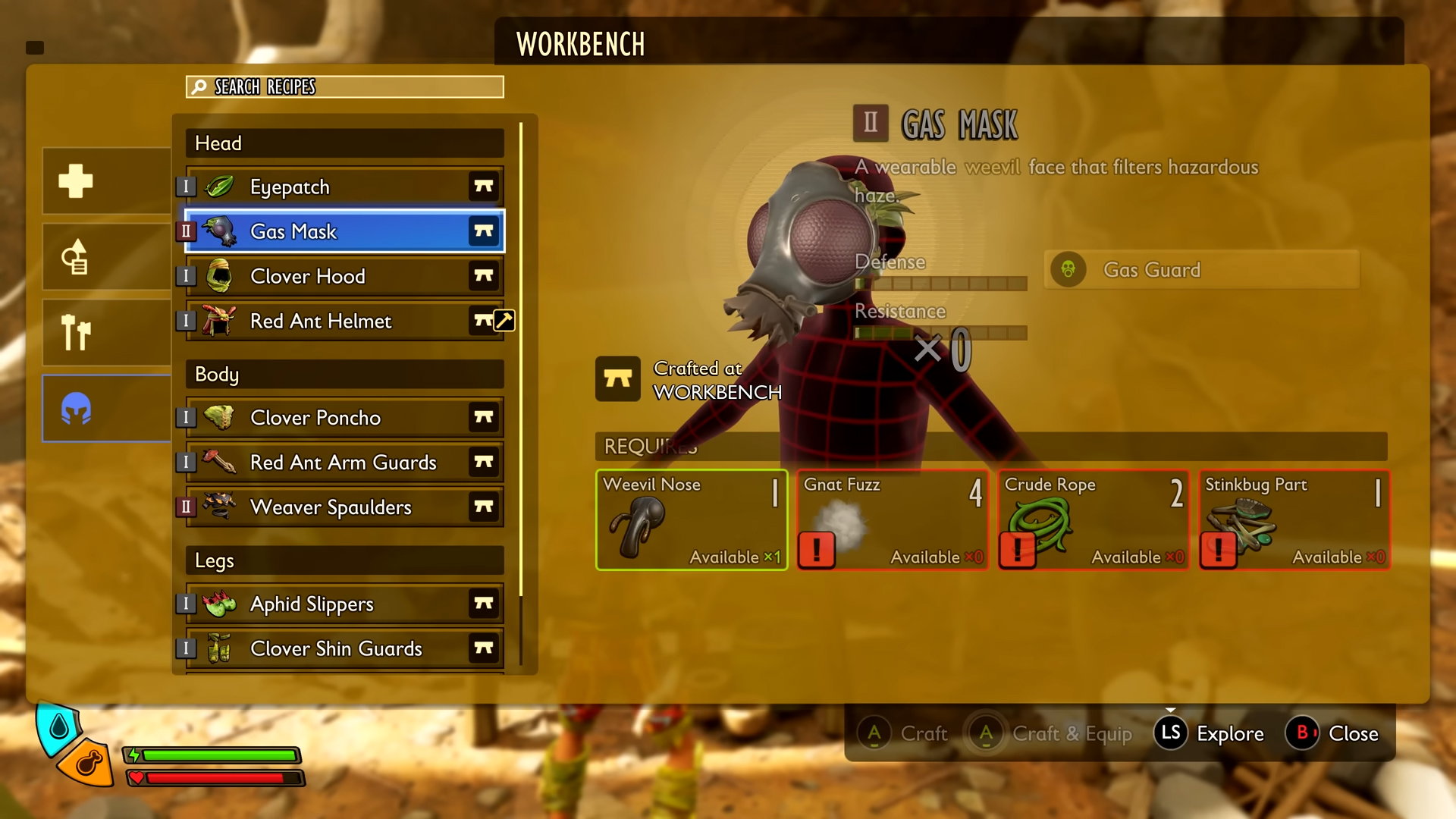 Gas Mask provides complete immunity to toxic gases
