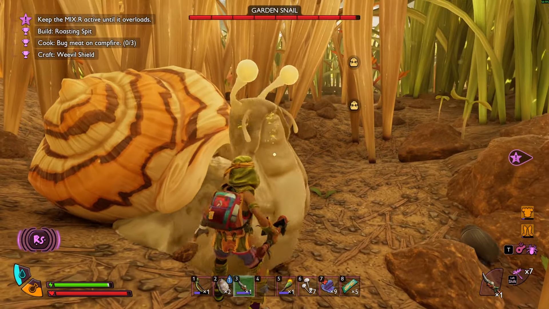 Defeat Garden Snails and Baby Garden Snails to get Garden Snail Slimes