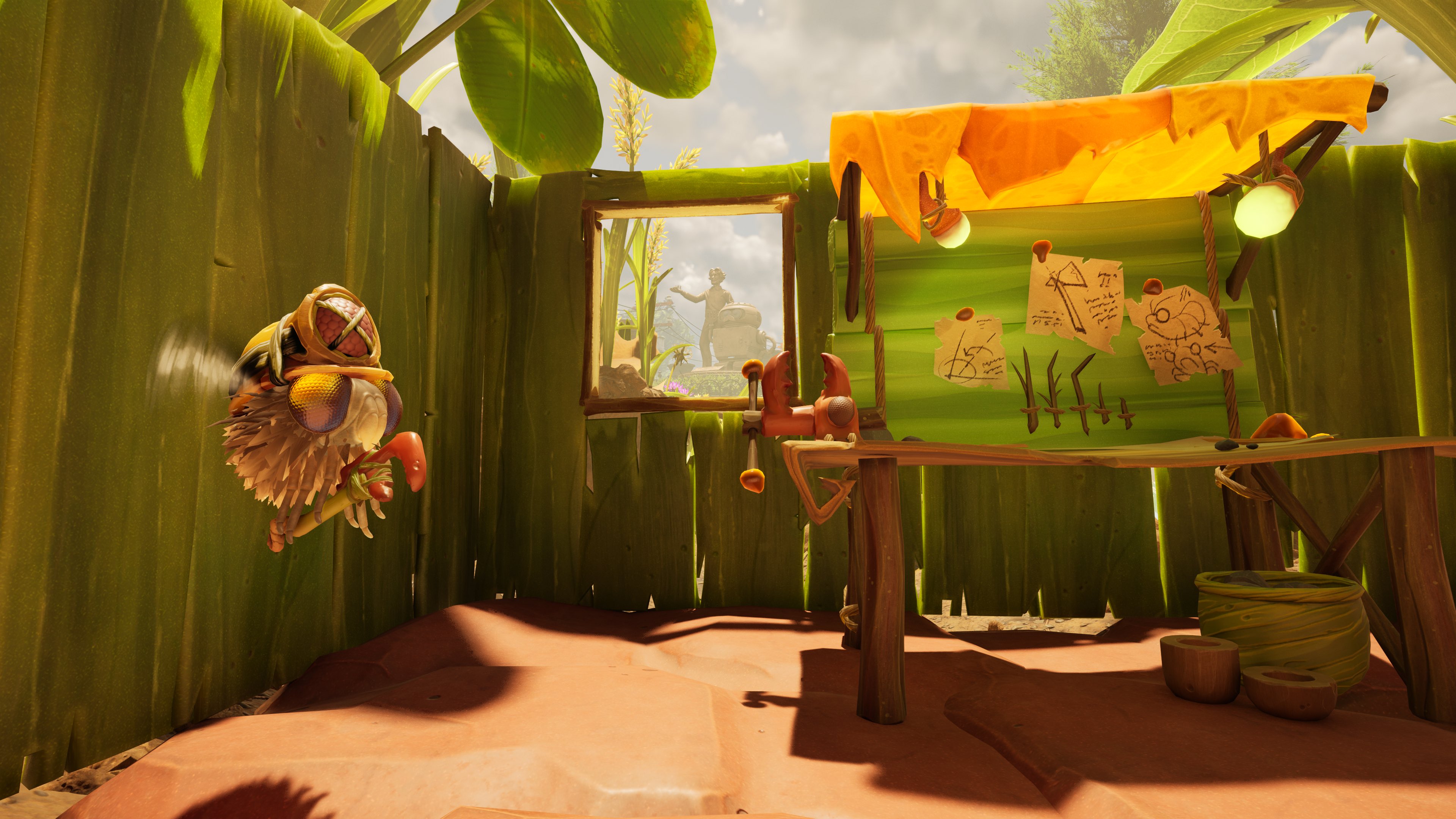 Sleep in a bed to instantly complete processes (Image via Xbox Game Studios)