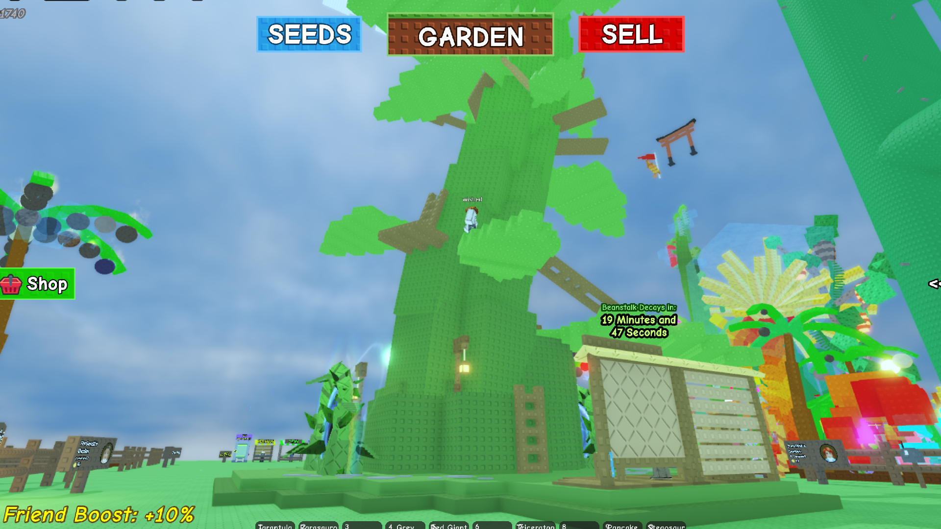 Grow a Garden Beanstalk Event Contributor Rewards guide (Image via Roblox Corporation)