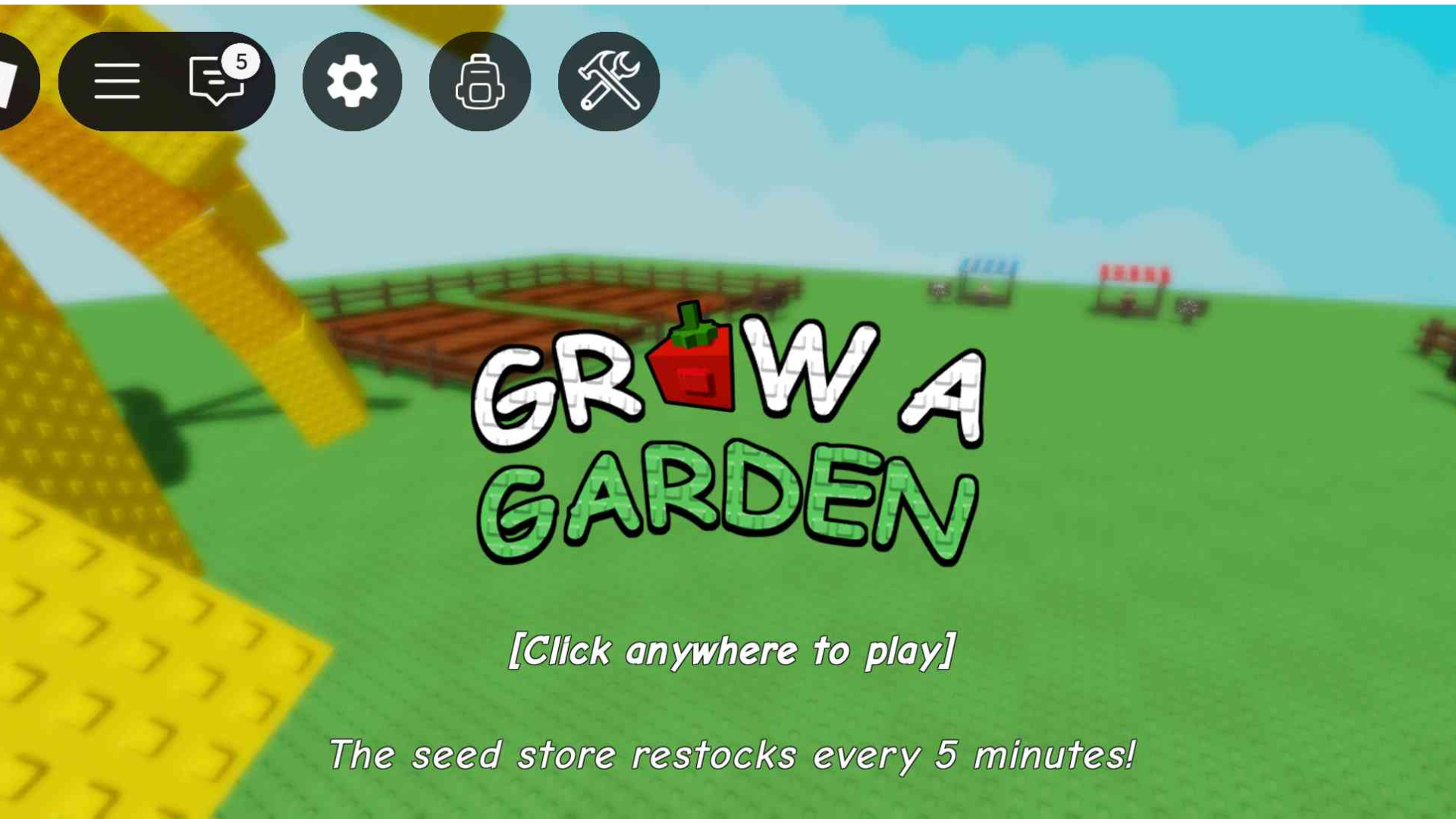 Grow a Garden has lots of recipes (Image via Roblox Corporation)