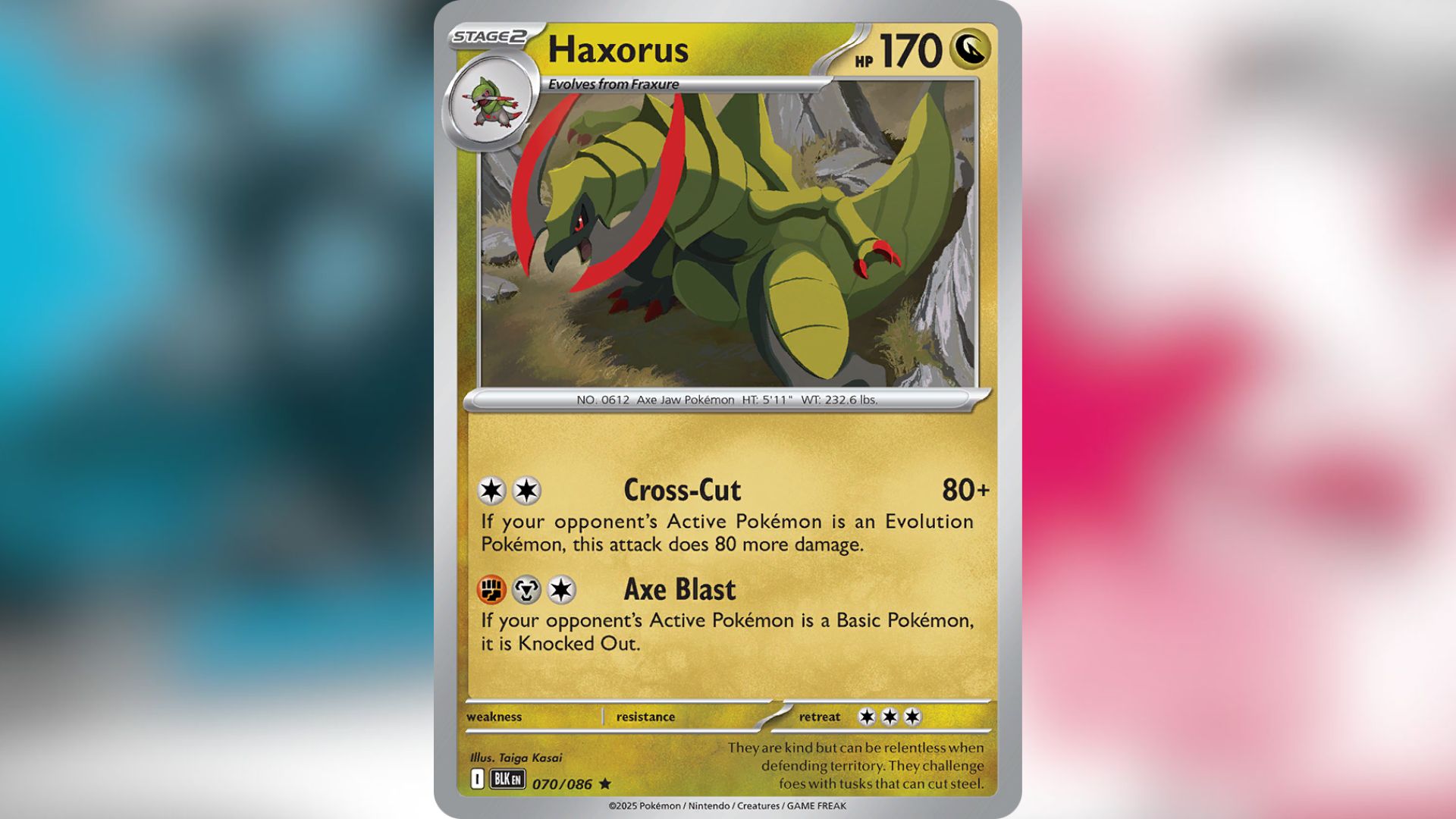 Haxorus (Image via TPC)