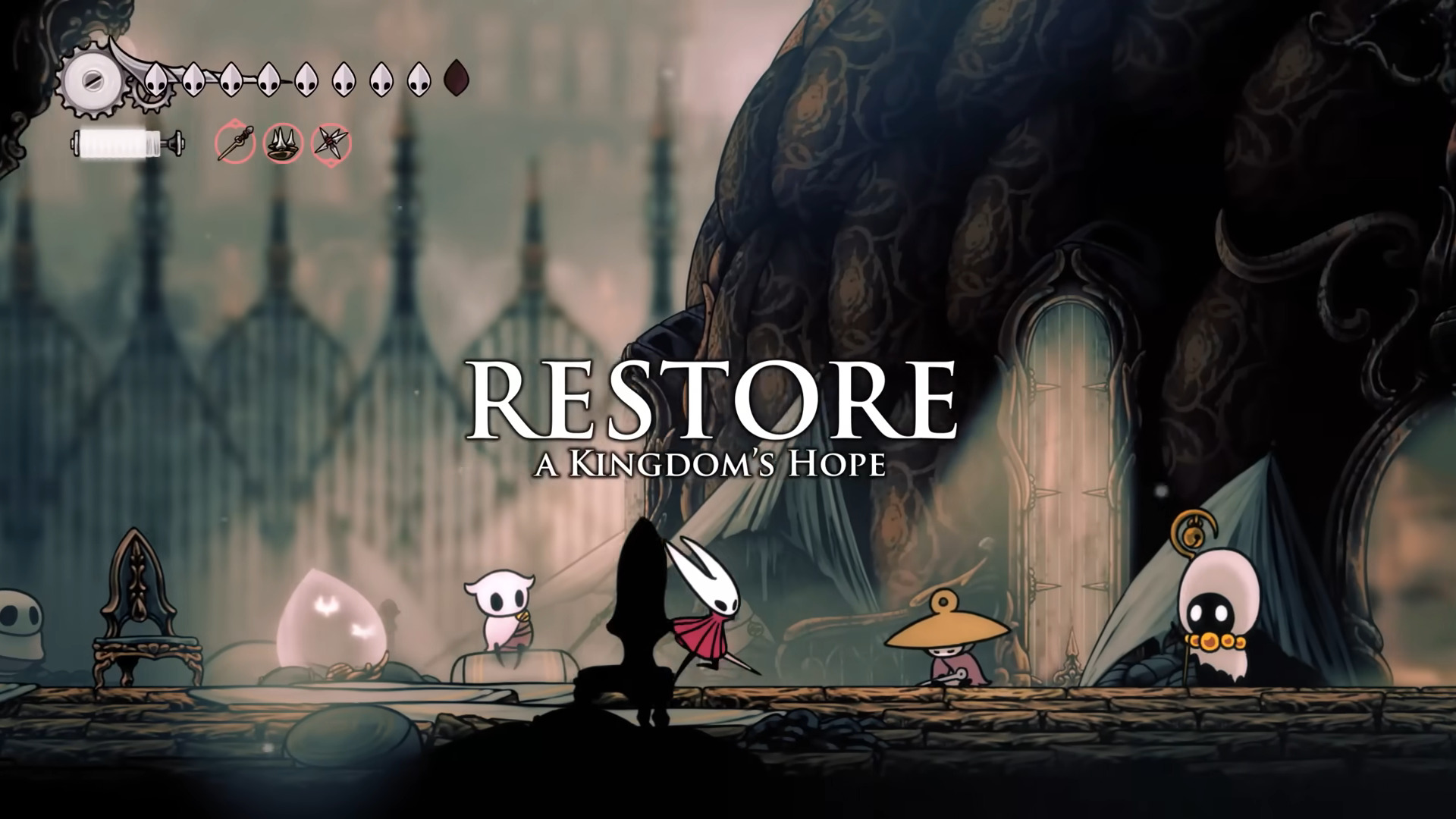 Silkposts kept hope alive in the Hollow Knight Silksong community (Image via Team Cherry)