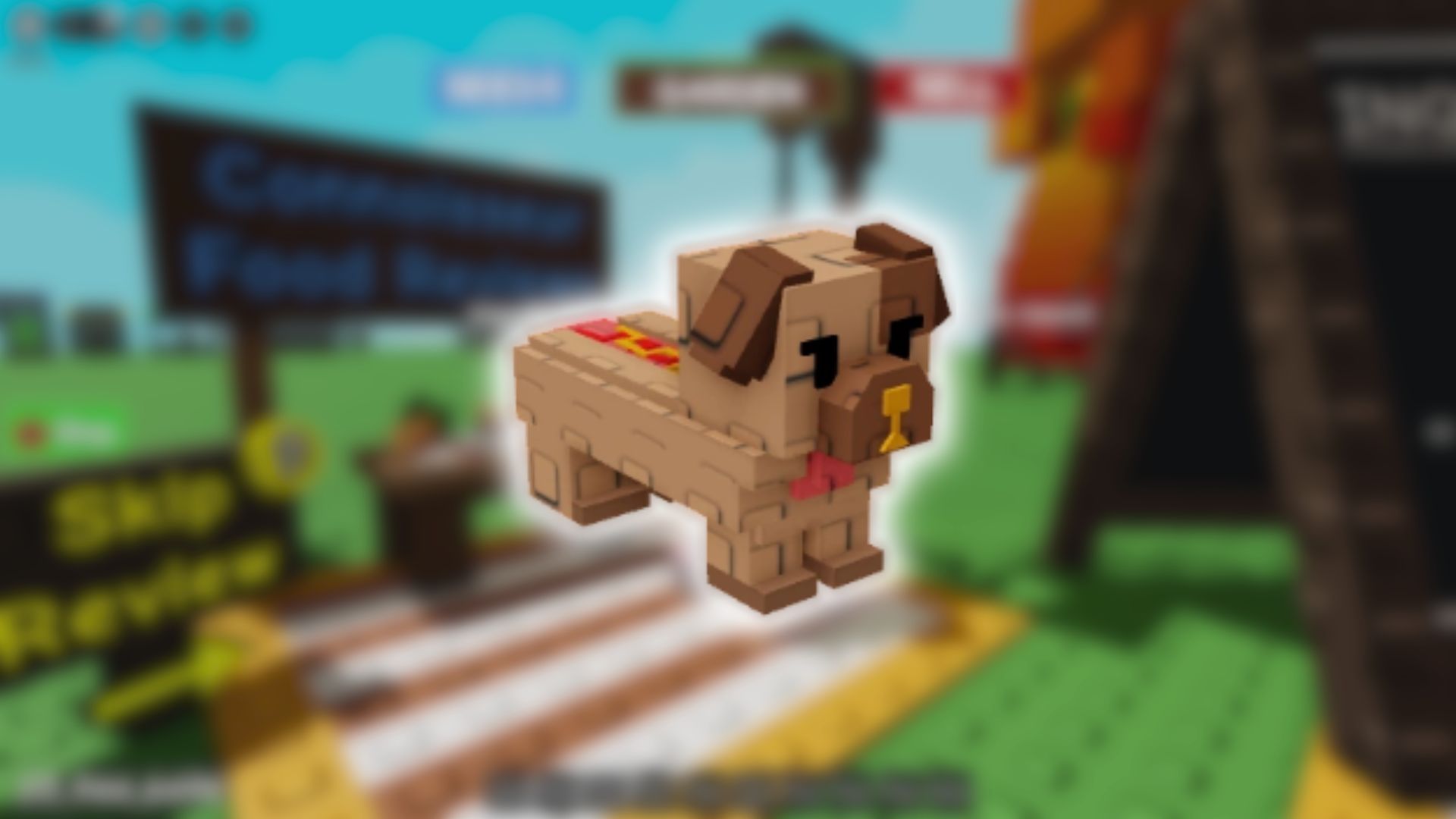 Hotdog Daschund in Grow a Garden (Image via Roblox)