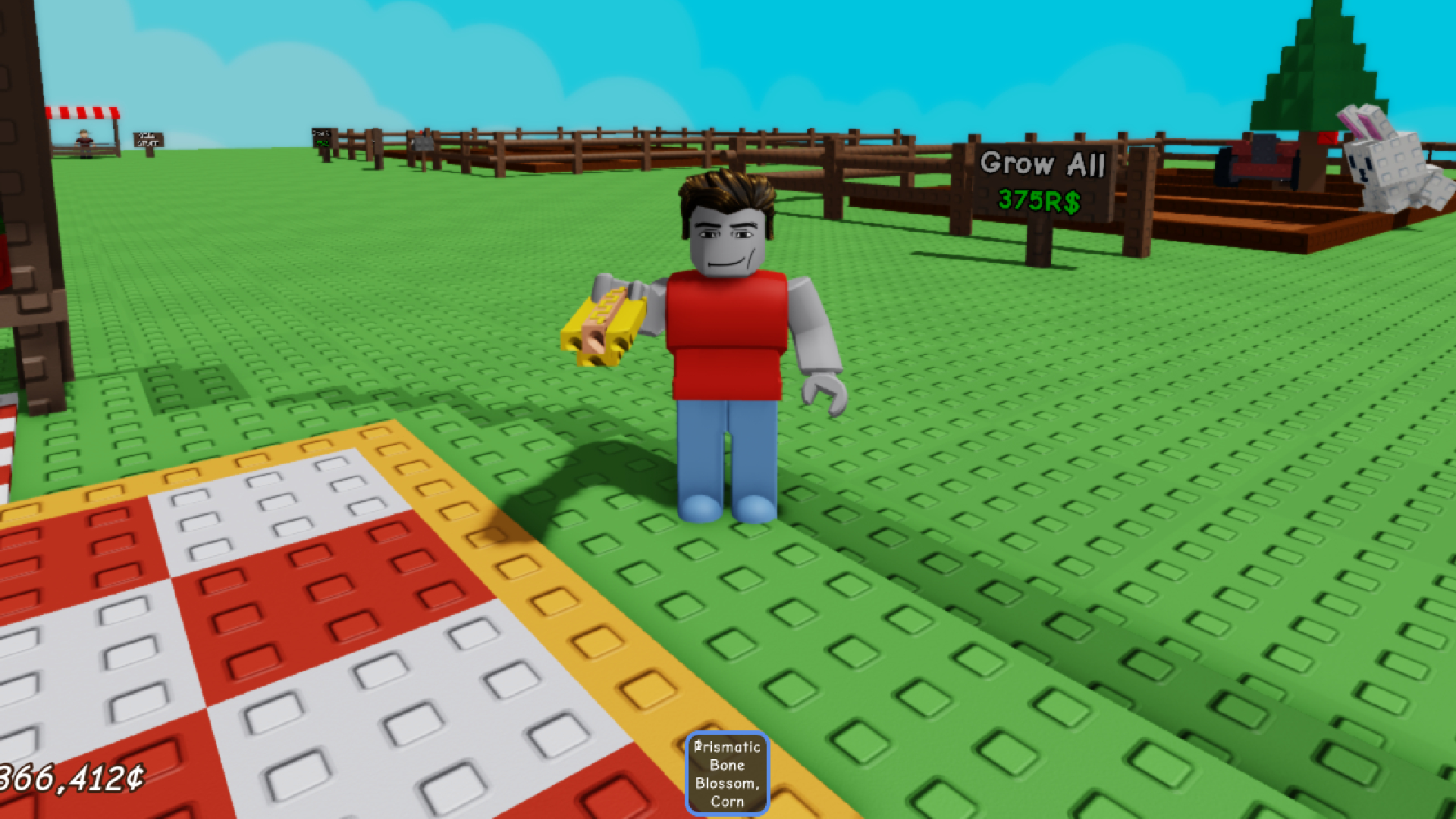 How to cook Prismatic Hot Dog in Grow a Garden (Image via Roblox Corporation)