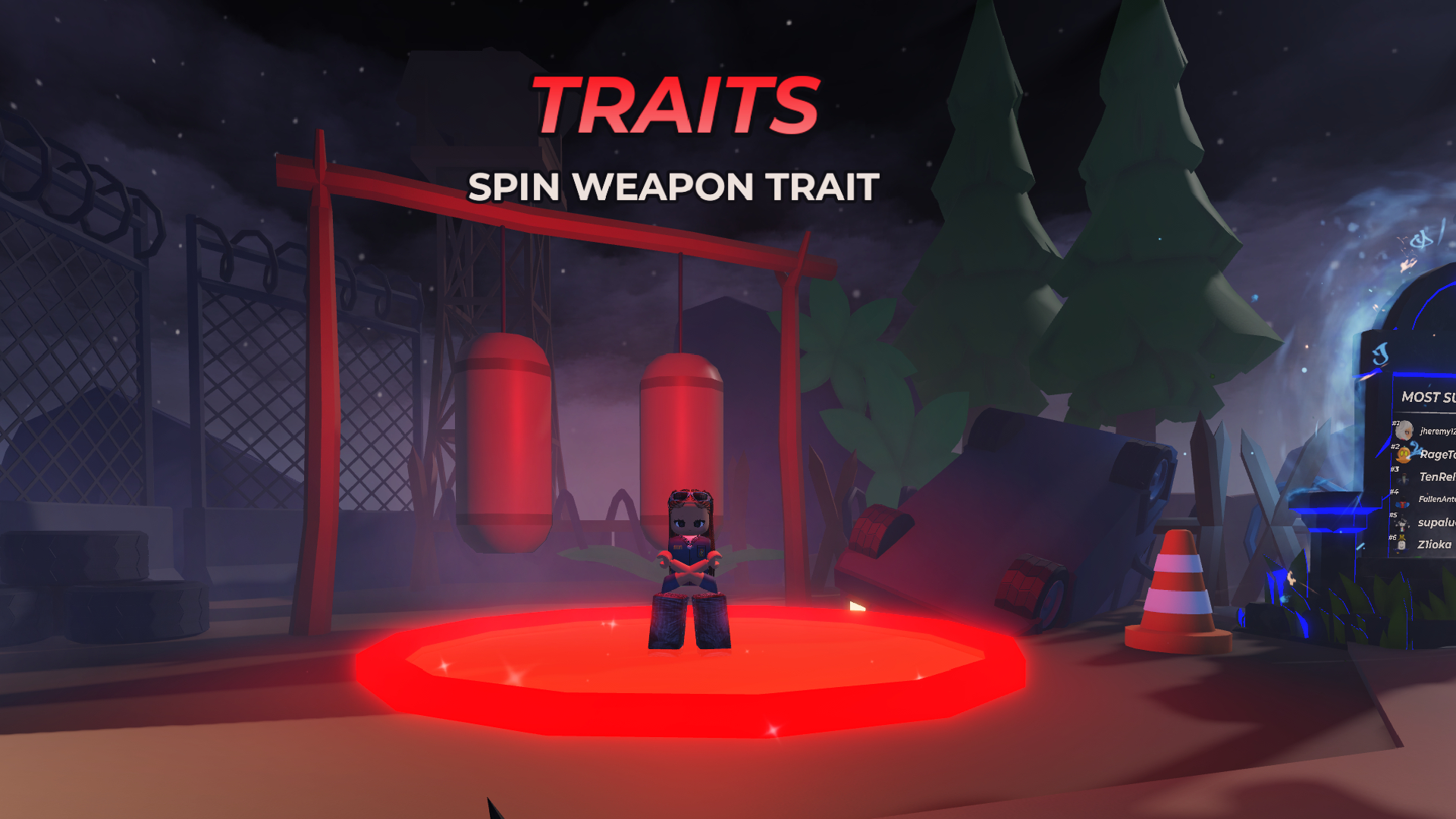 Hunty Zombie Weapon Traits guide (Image via Roblox Corporation)