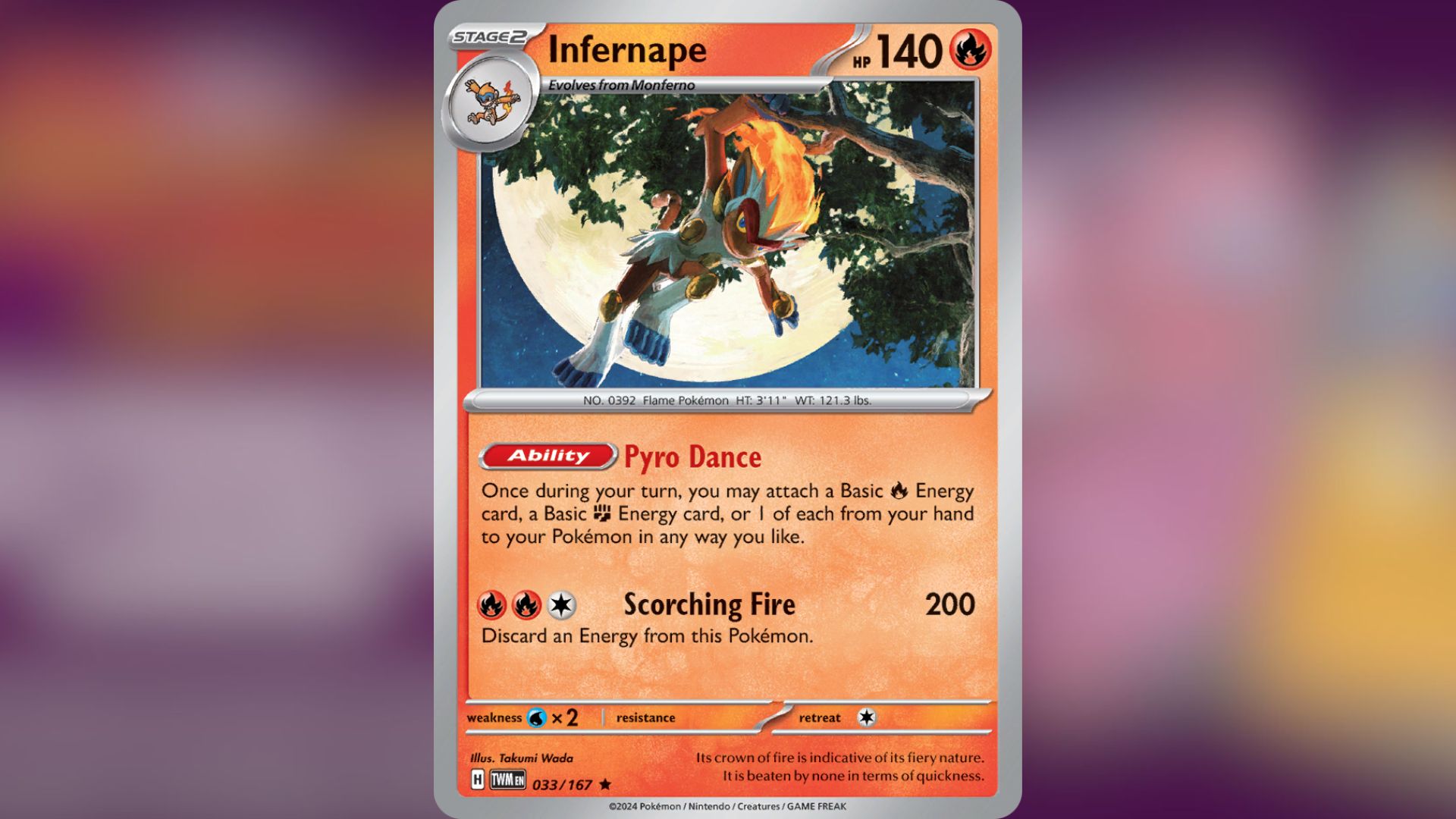 Infernape (Image via TPC)