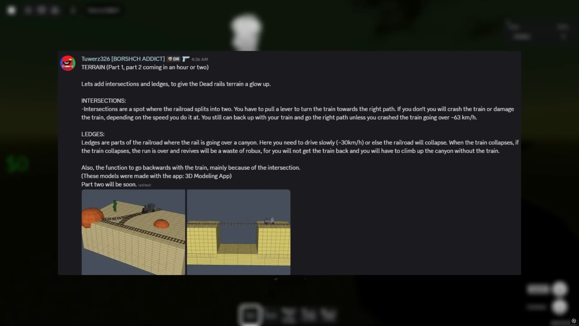 Intersections and Ledges (Image via Discord)