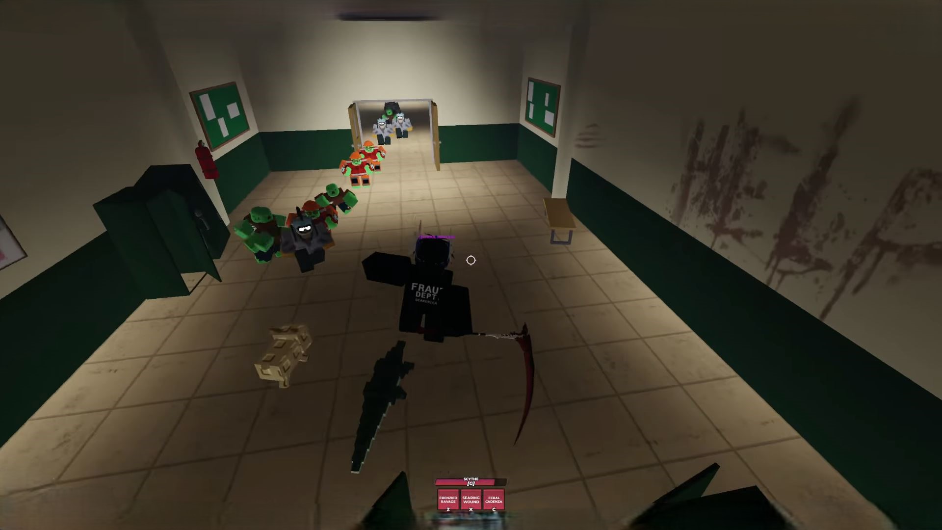 Kite and make a zombie train to kill them all together (Image via Roblox Corporation)