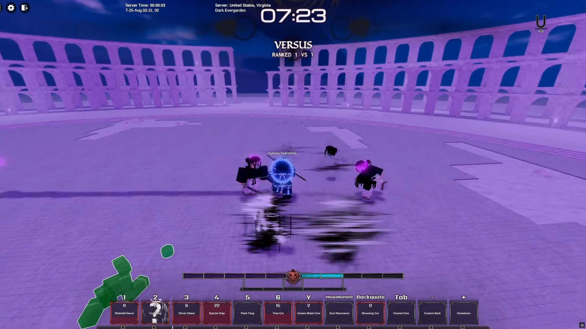 Kyōka Suigetsu illusions (Image via Roblox)