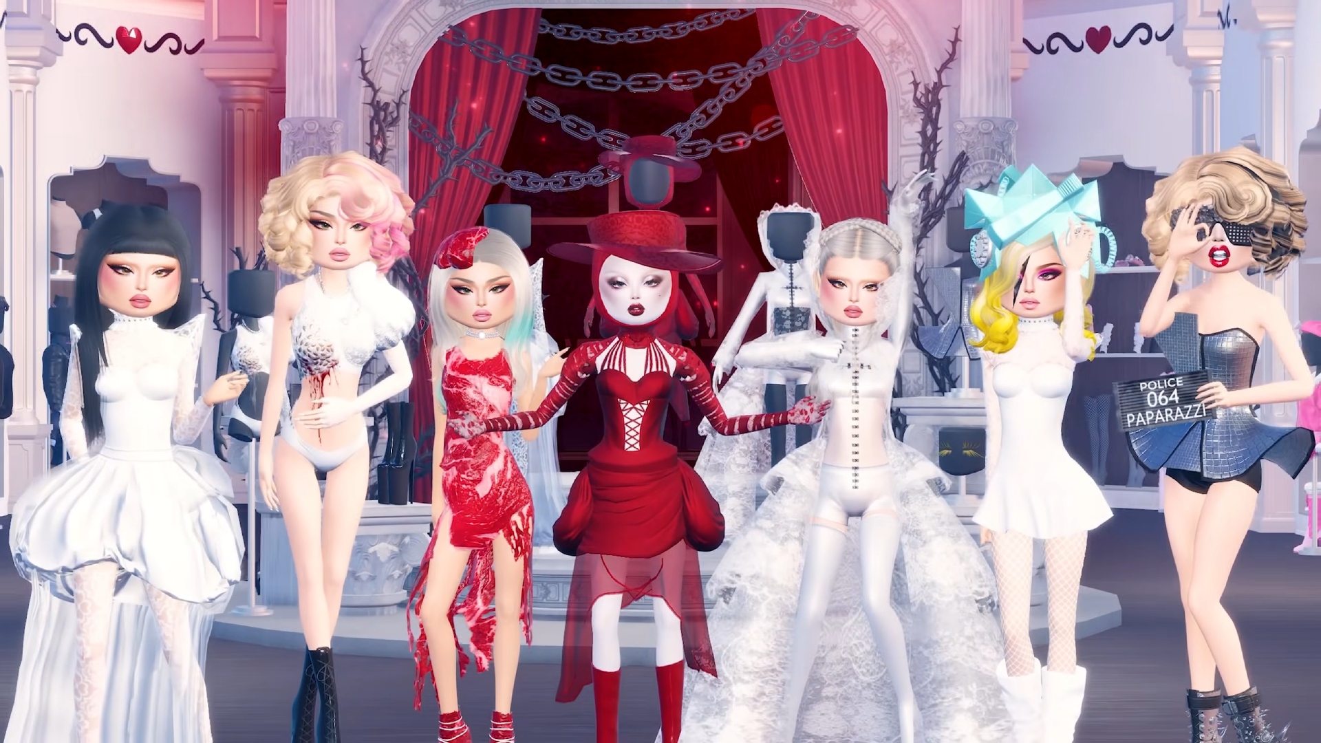 Lady Gaga Live Event in Dress To Impress (Image via Roblox Corporation)