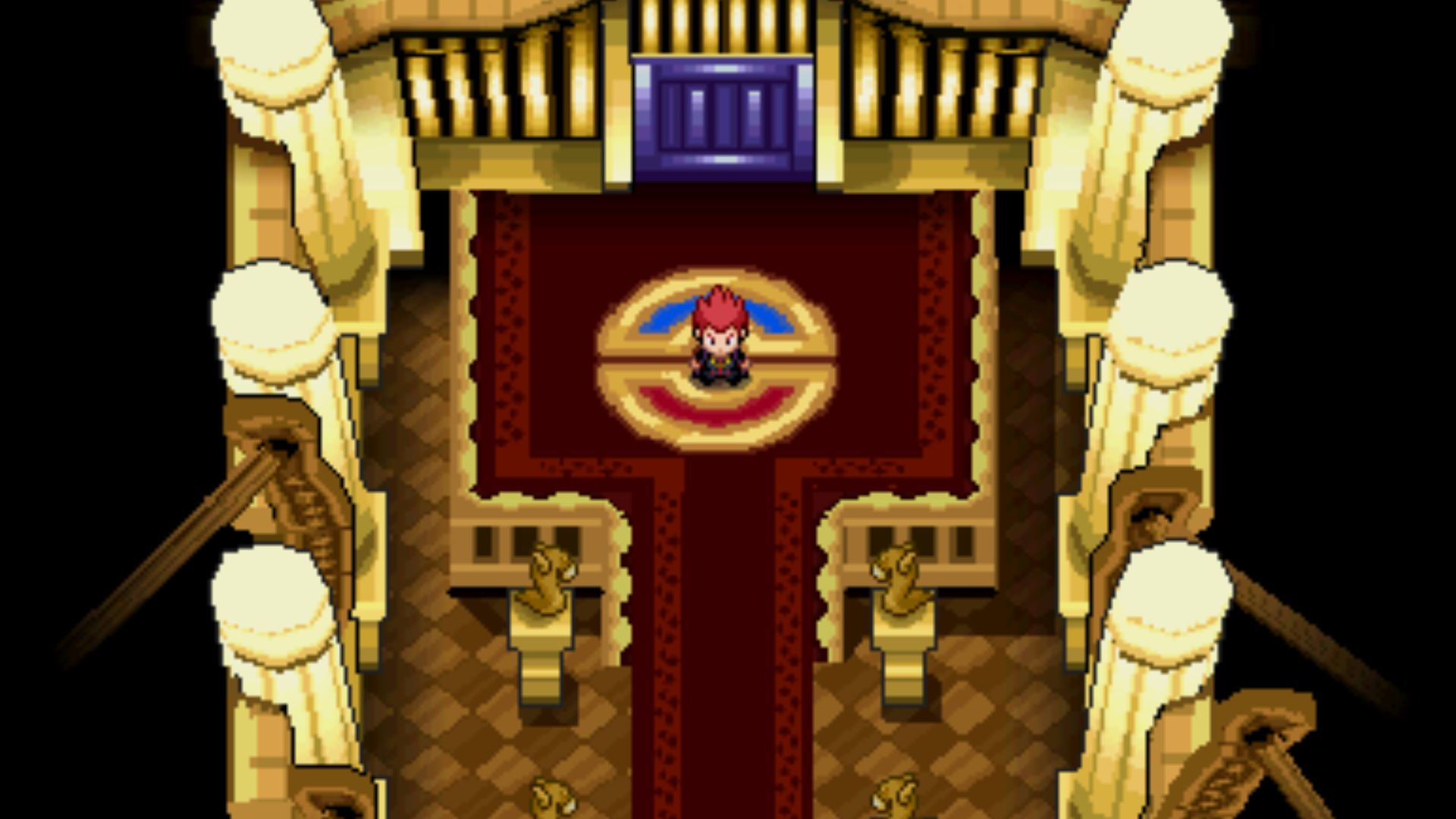 Lance in Pokemon HeartGold and SoulSilver (Image via TPC)