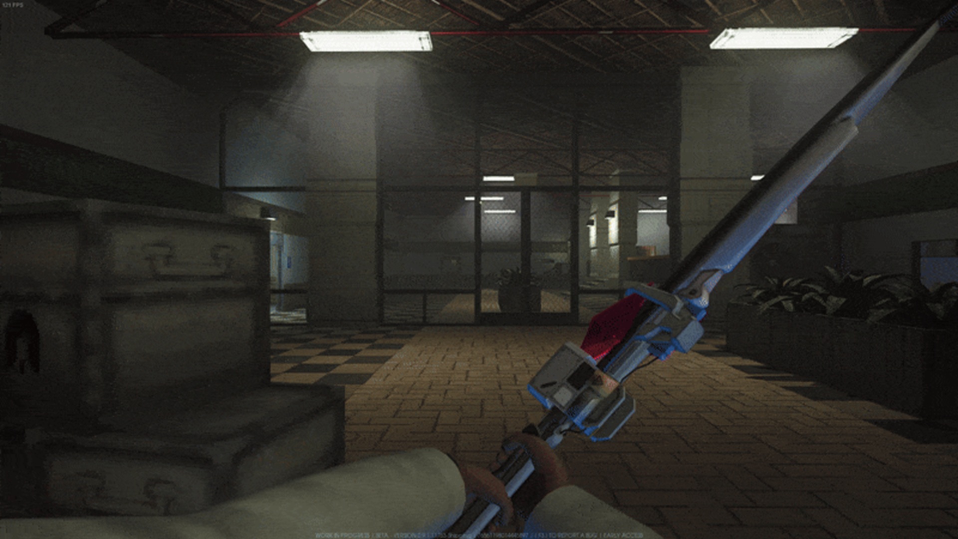 Being armed with a Laser katana. (Source: Playstack)