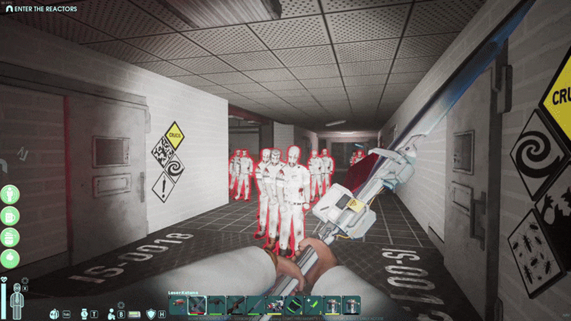 Laser Katana versus multiple Zombies. (Source: Playstack)