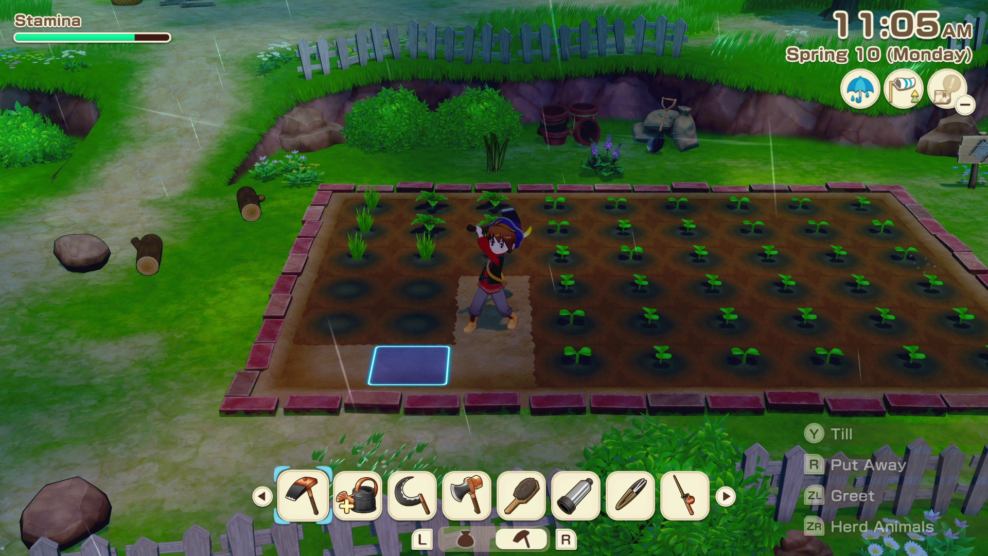 Leave crops in the soil (Image via XSEED Games)