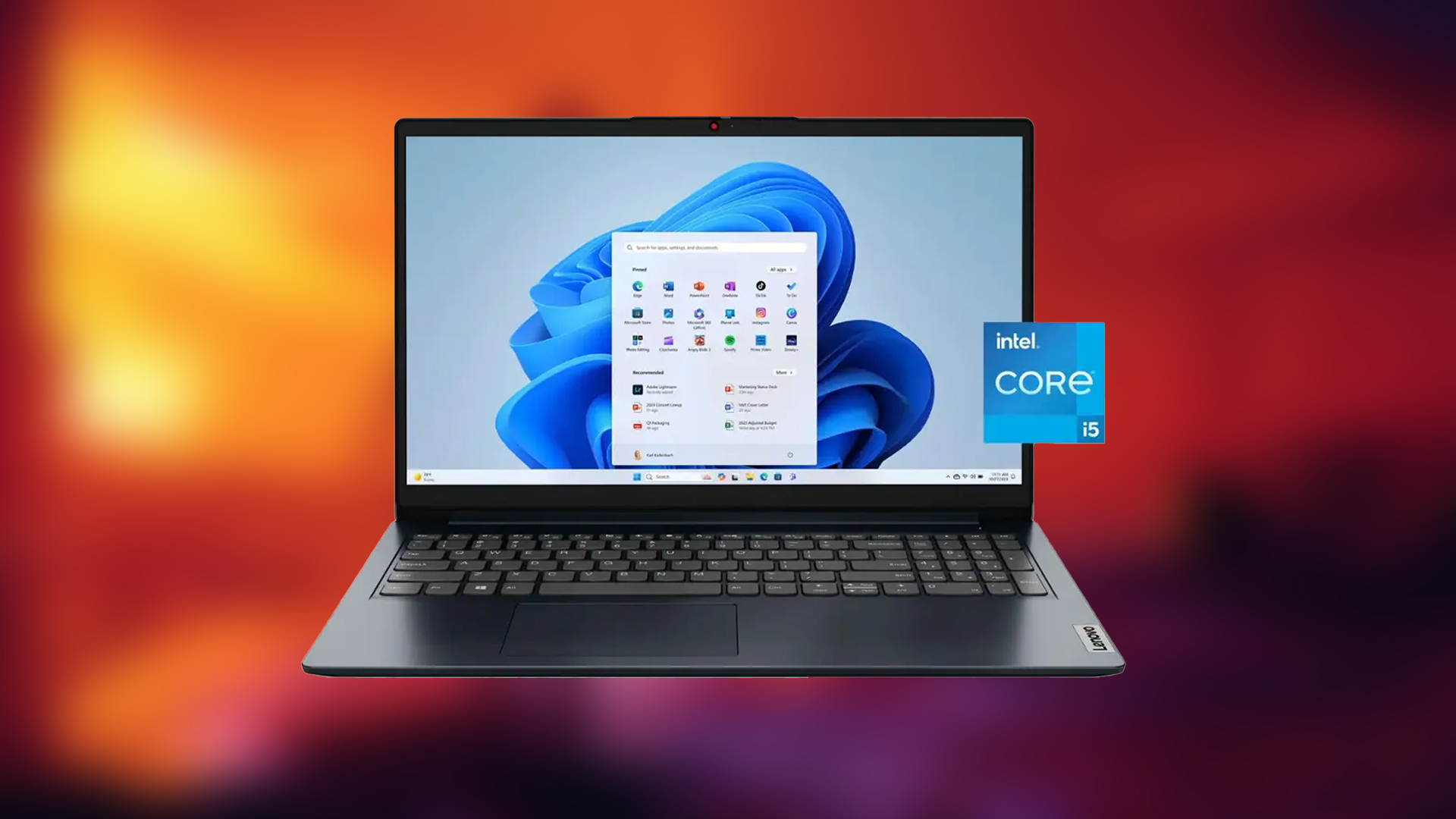 An image showing the Lenovo Laptop