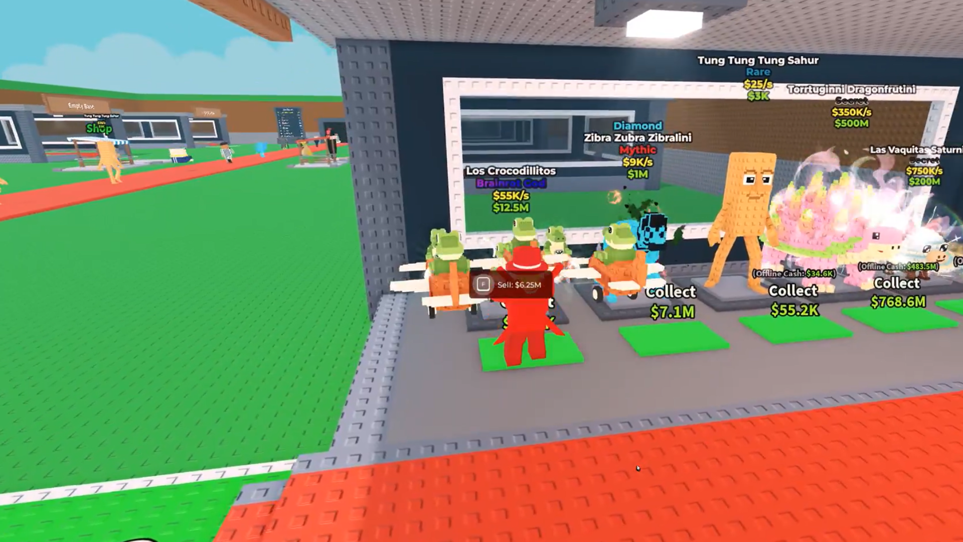 Los Crocodilos or Los Crocodillitos (Image via Roblox Corporation | StealaBrainrotR/X)