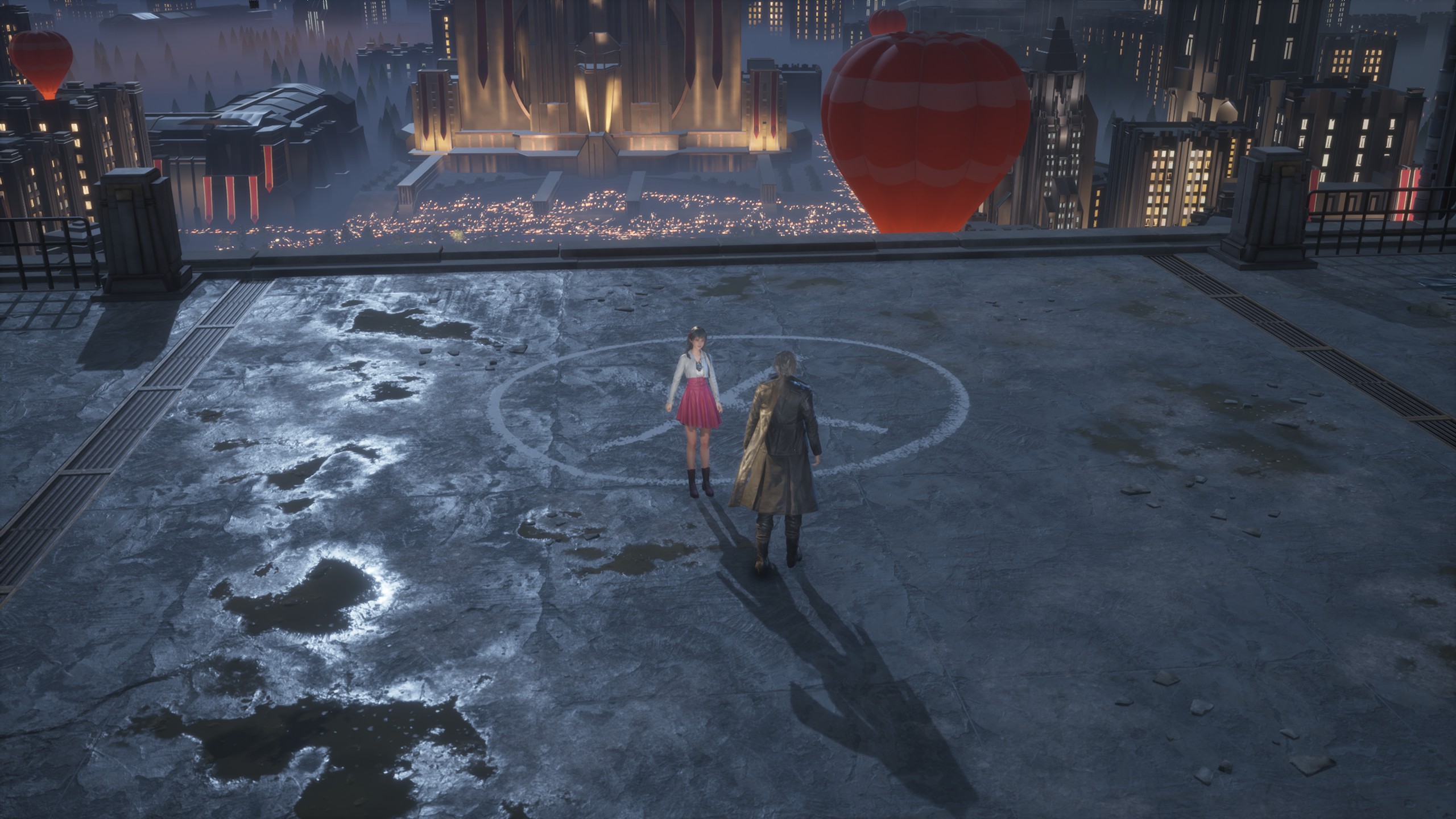 An image from within the game: Lost Soul Aside