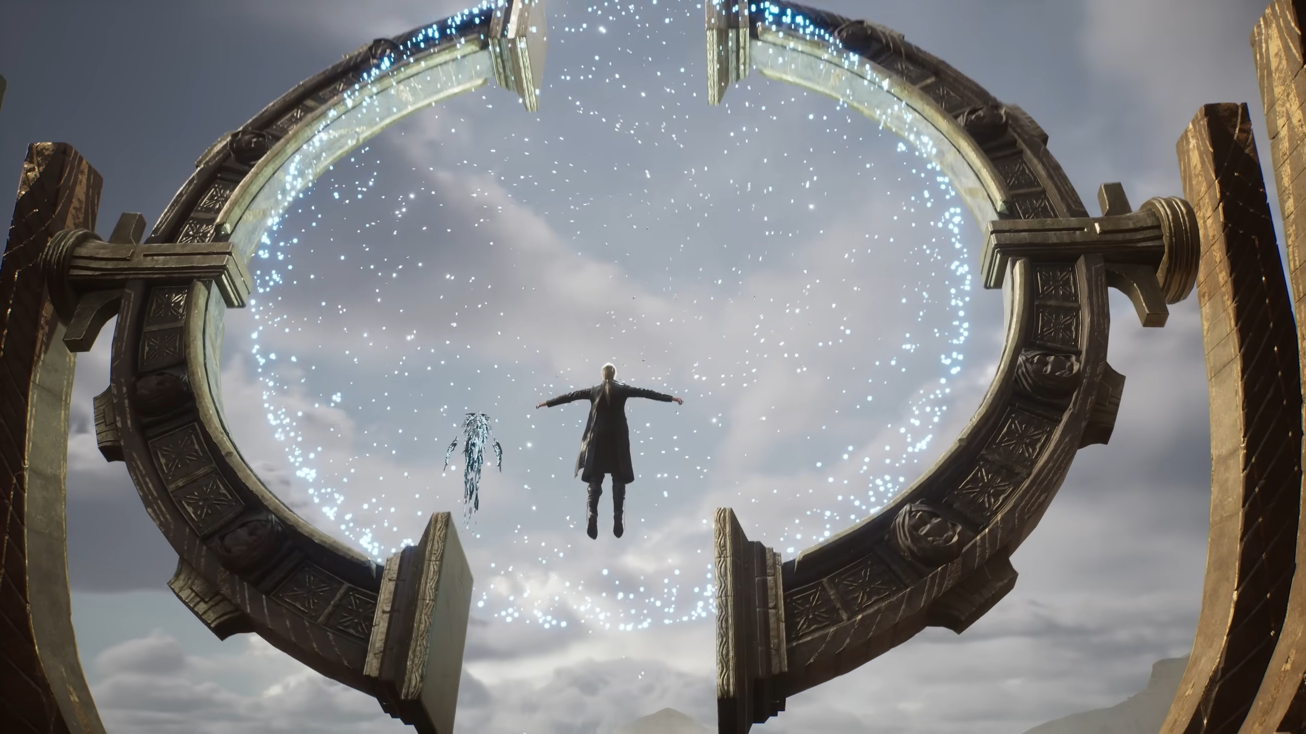 Picture of Kaser levitating in Lost Soul Aside (Image via PlayStation Publishing LLC)