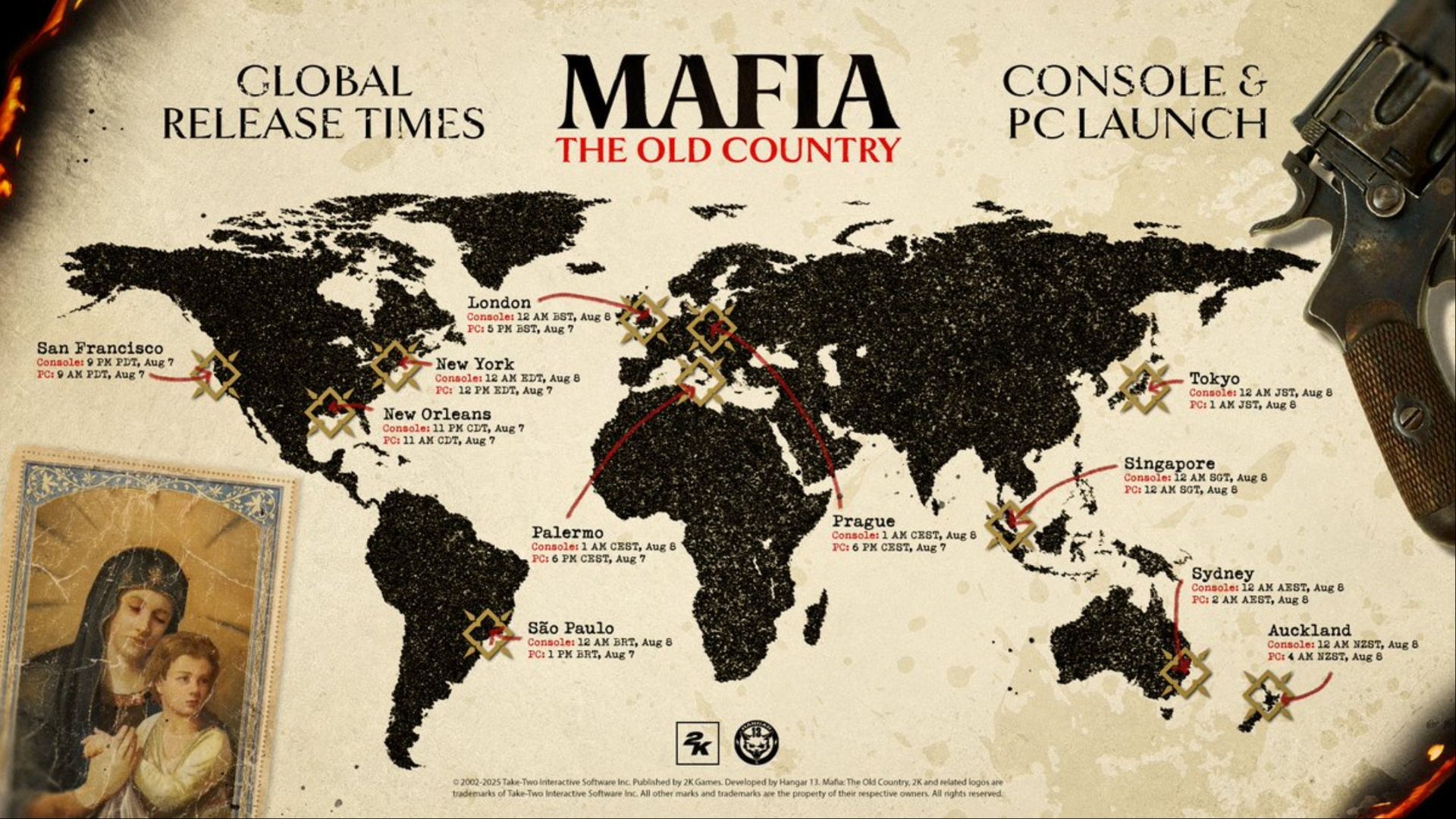 Mafia: The Old Country Release Time
