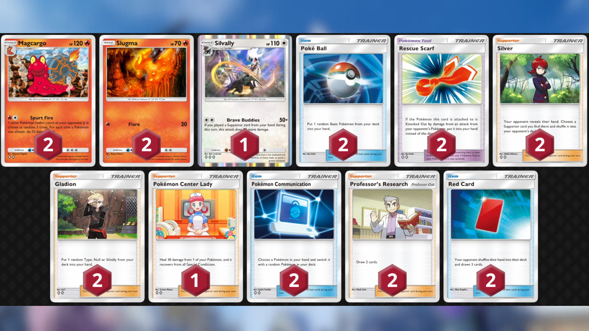 Magcargo deck list (Image via The Pokemon Company)