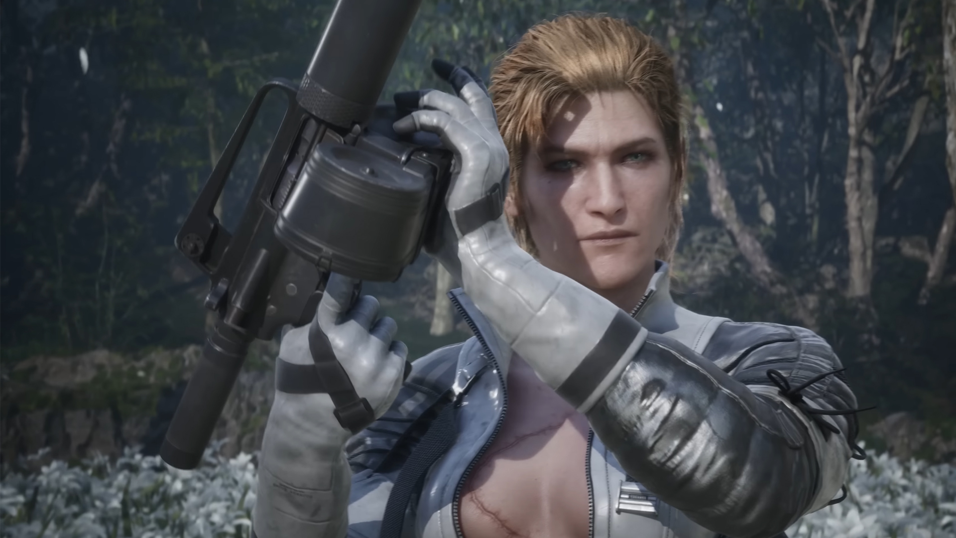 The Boss performs different CQC animations depending on your equipped weapons
