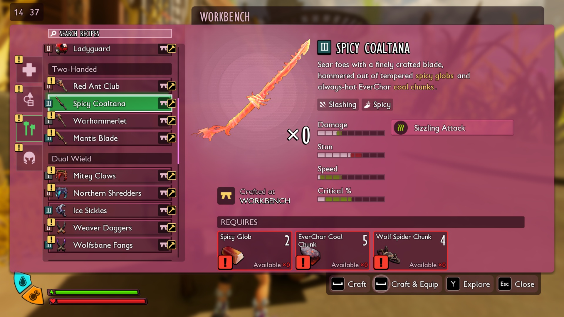 Make the Spicy Coaltana (Image via Xbox Game Studios | Deltias Gaming)