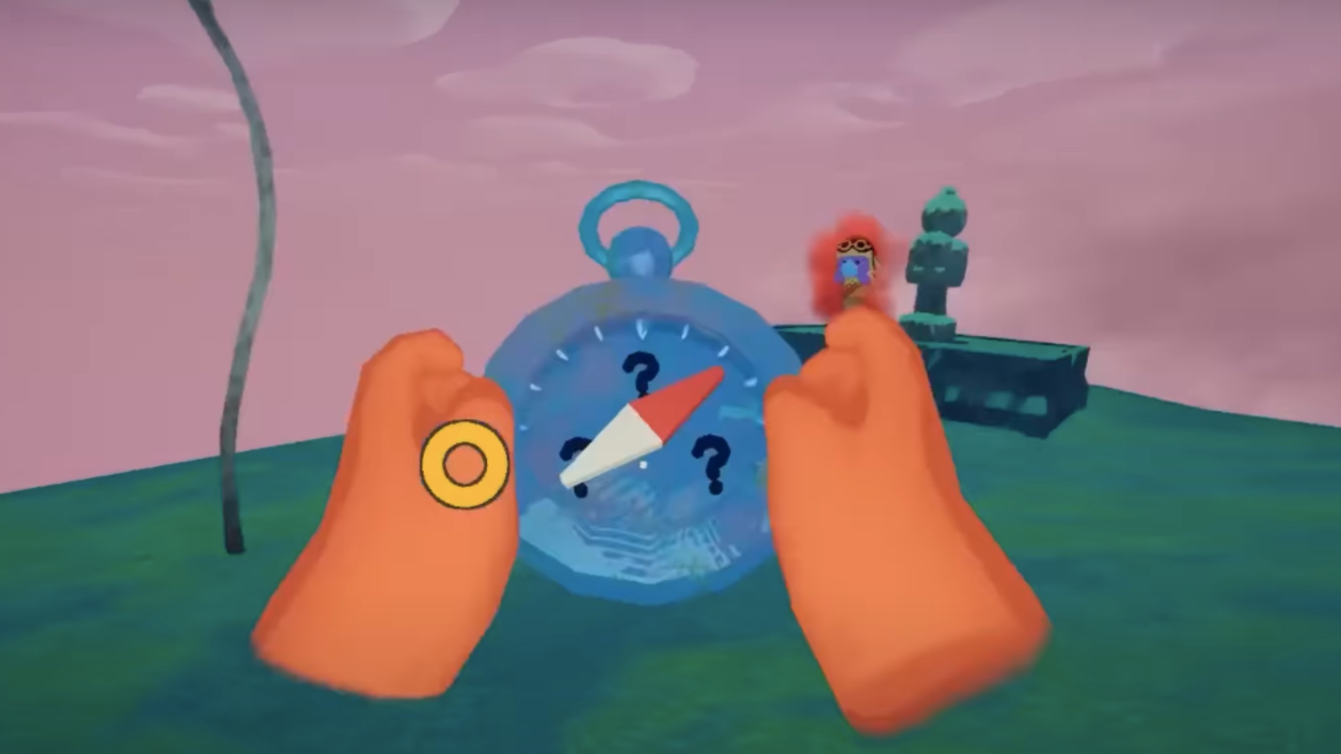 Warp Compass in the game (Image via Landfall Games)