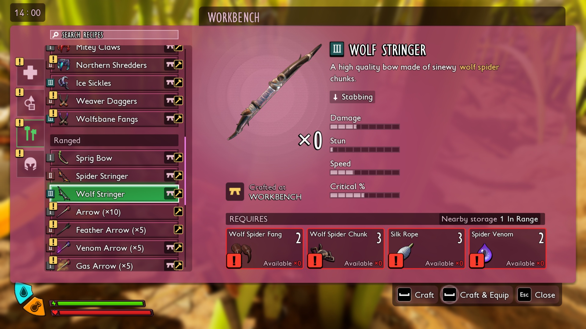 Craft your bow (Image via Xbox Game Studio | Deltias Gaming)