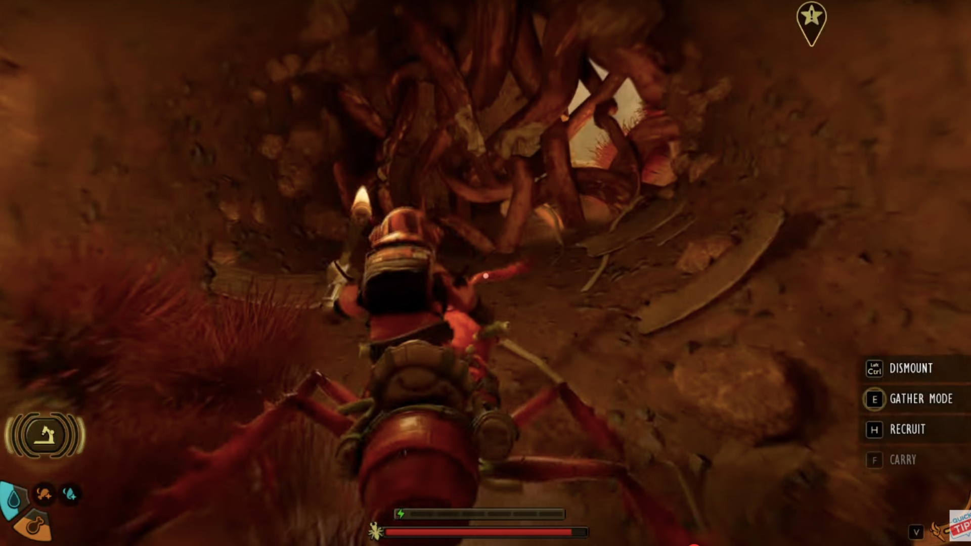 Use your buggy to clear the blocked path (Image via Xbox Game Studios | Quick Tips/YouTube)