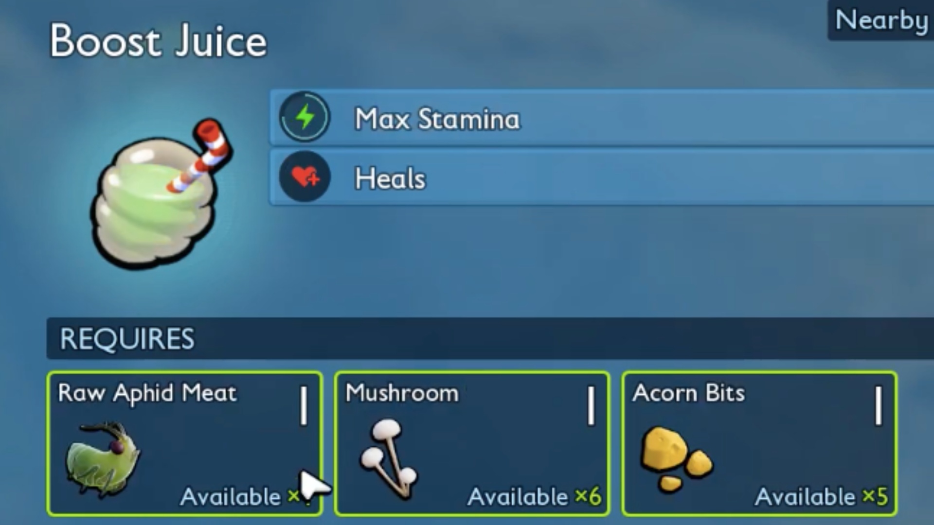 Learn the Boost Juice Smoothie recipe (Image via Xbox Game Studios)