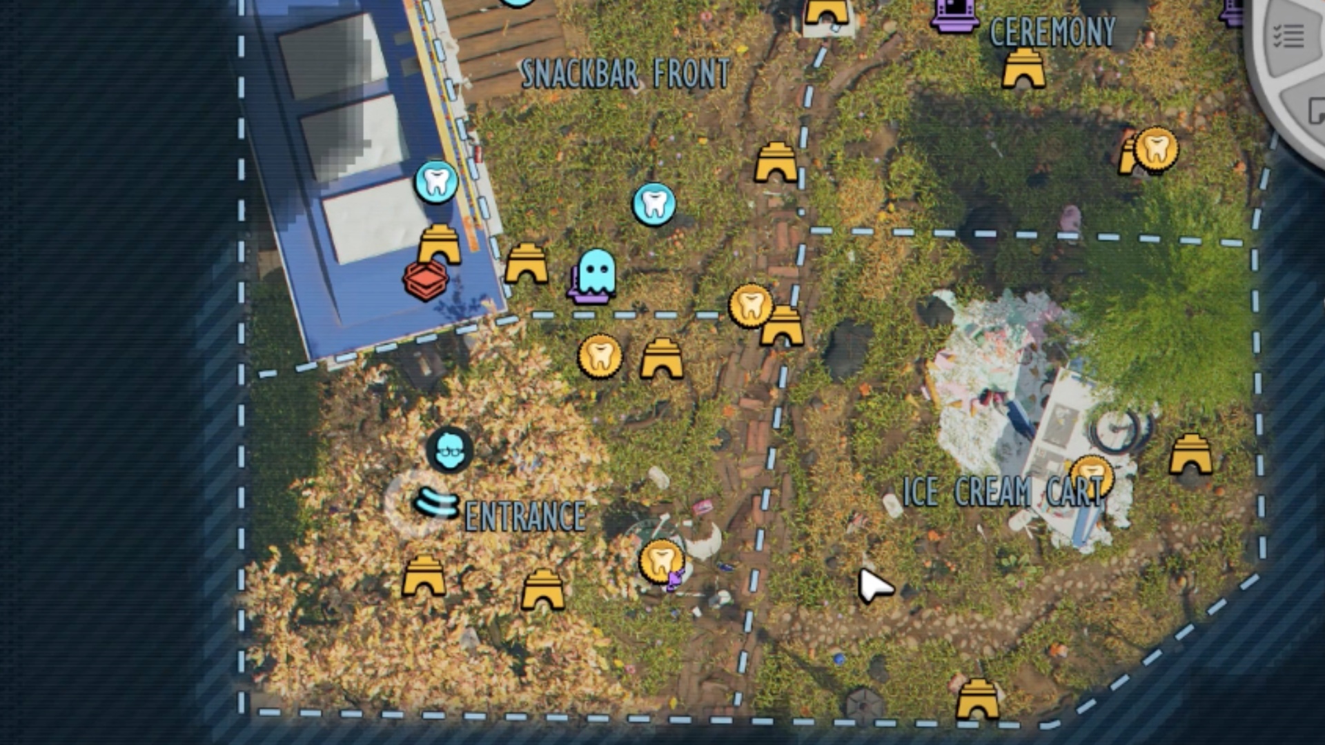 Location to collect the Acorn Bits (Image via Xbox Game Studios | WoW Quests/YouTube)