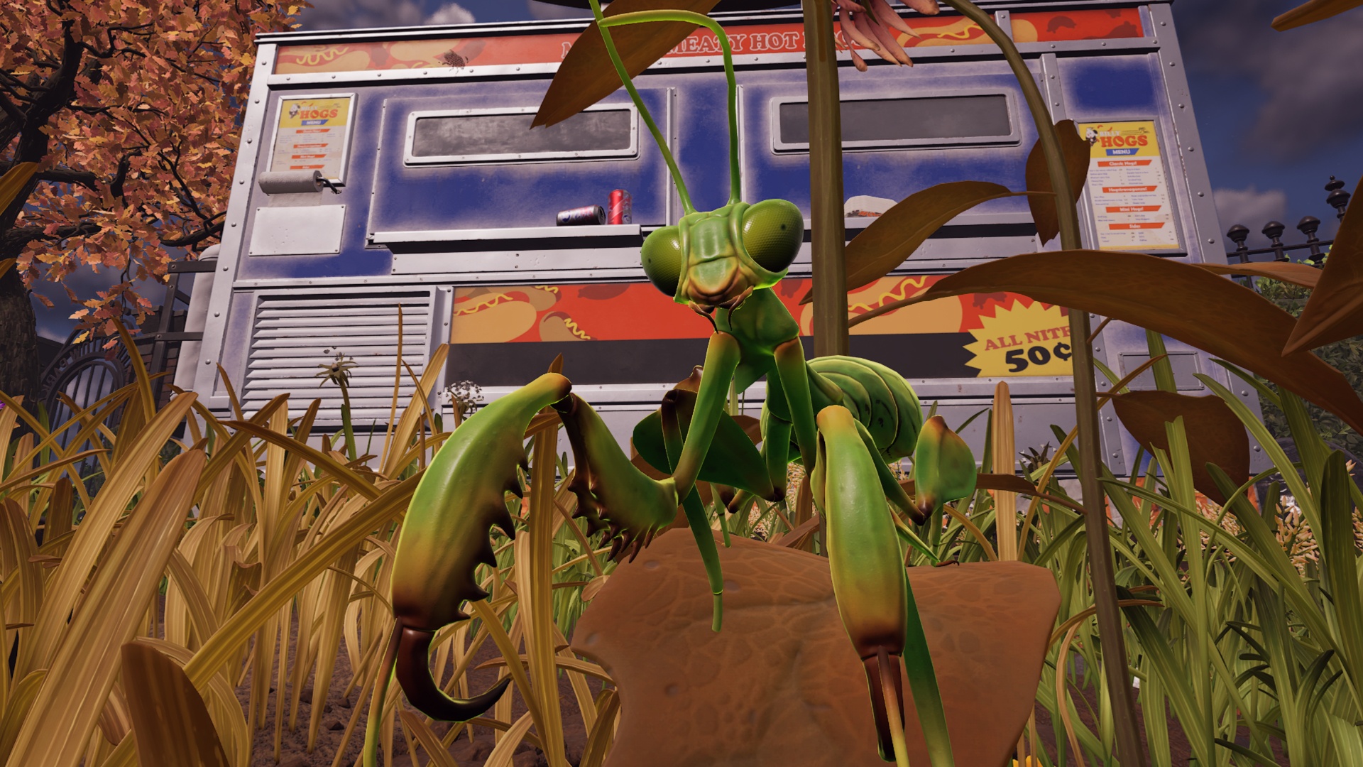 Praying Mantis Nymph in Grounded 2 (Image via Xbox Game Studios | Deltias Gaming)